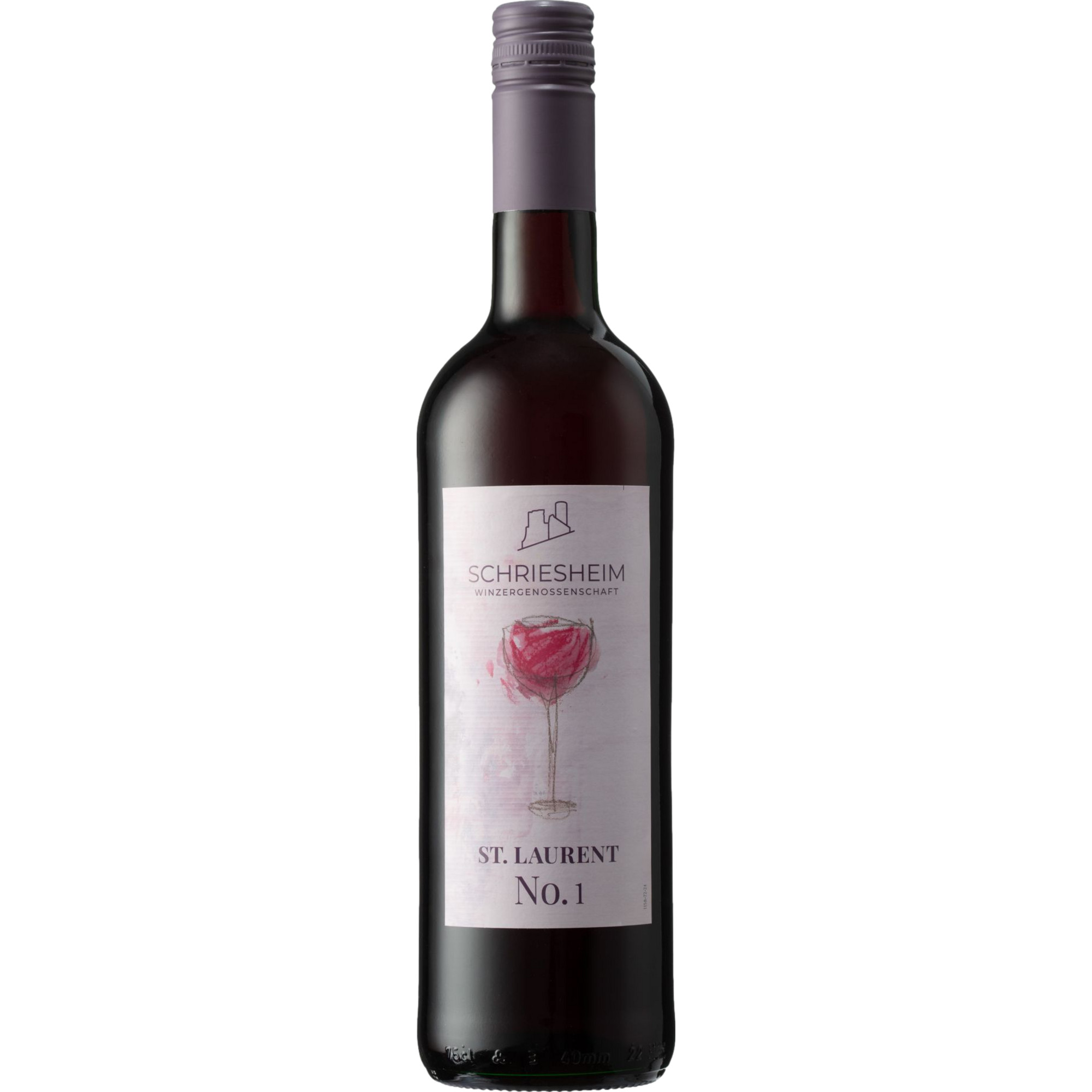Schriesheimer No. 1 Handwerk St. Laurent, Trocken, Baden, Baden, 2023, Rotwein