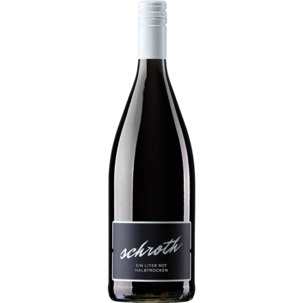 Schroth Ein Liter Rot, Halbtrocken, Pfalz, 1 Liter, Pfalz, 2023, Rotwein