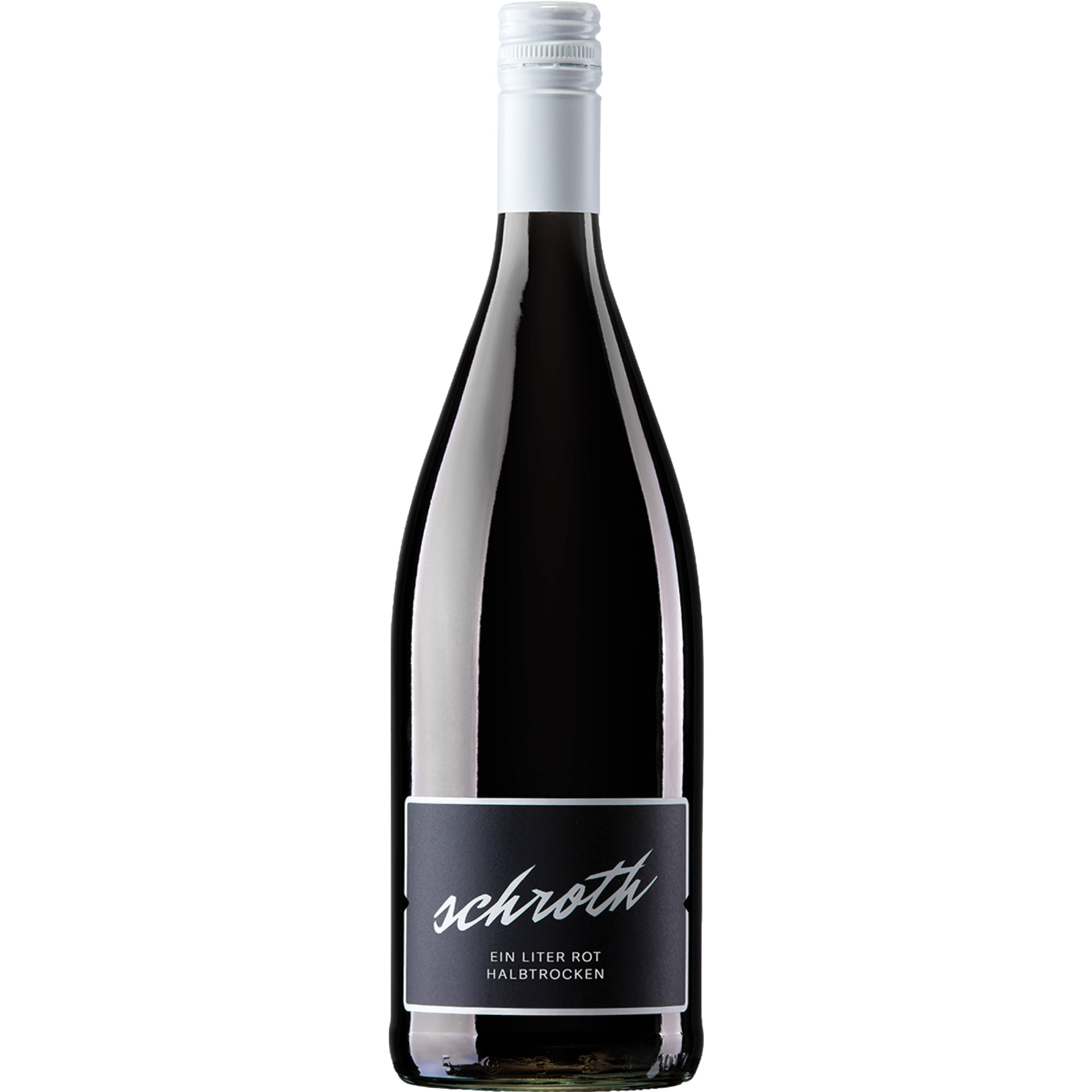 Schroth Ein Liter Rot, Halbtrocken, Pfalz, 1 Liter, Pfalz, 2023, Rotwein