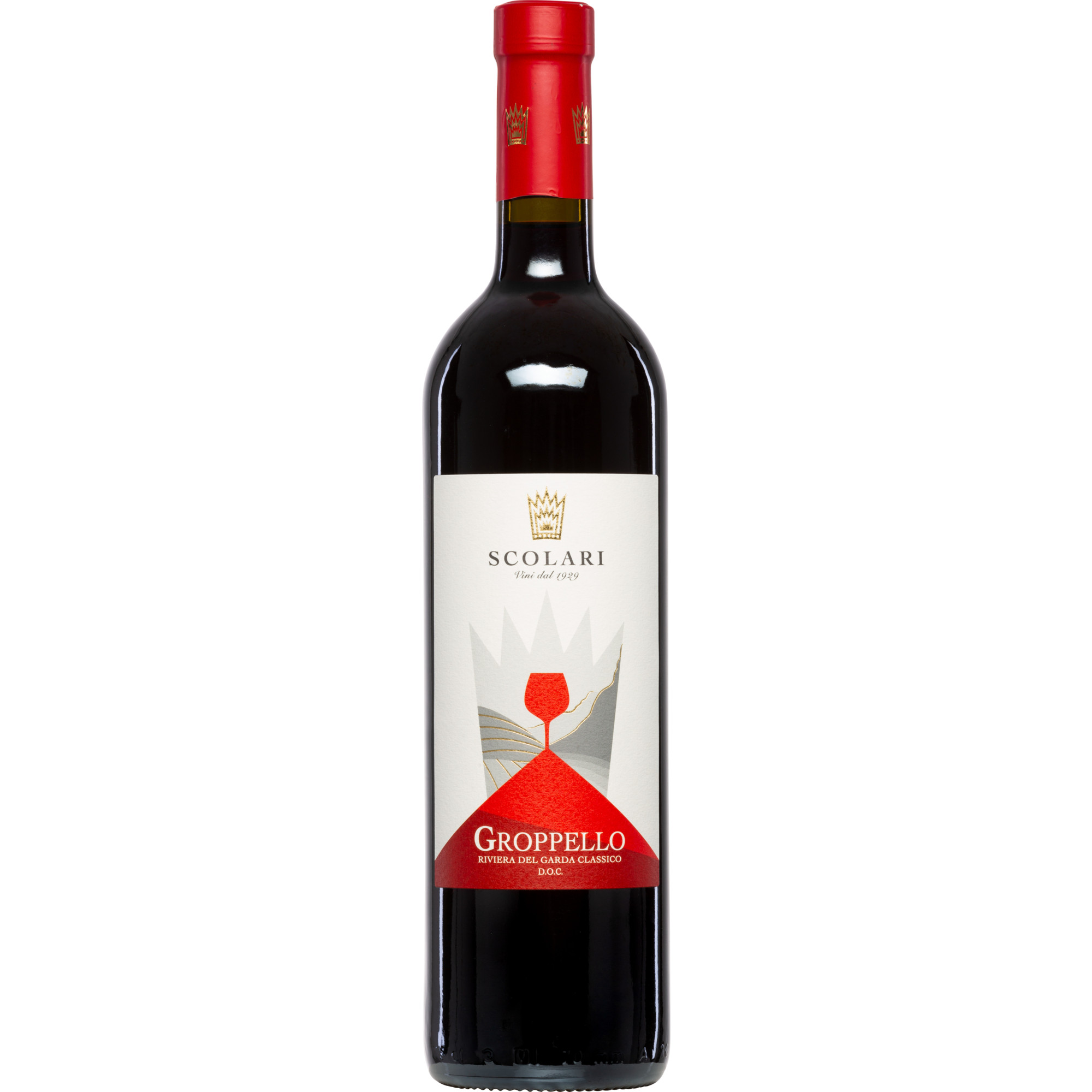 Scolari Groppello Visual, Riviera del Garda Classico DOC, Lombardei, 2022, Rotwein