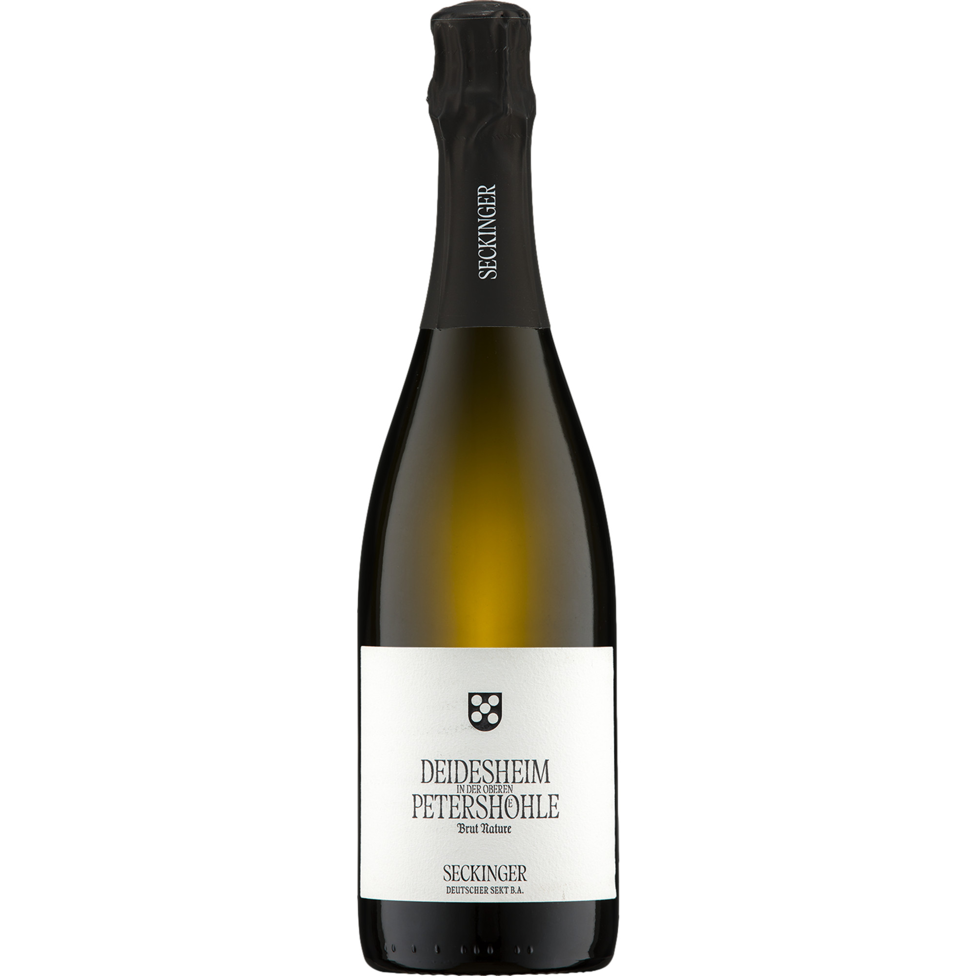 Seckinger Deidesheim Petershöhle Riesling Sekt Bio, Brut Nature, Pfalz, Pfalz, 2016, Schaumwein