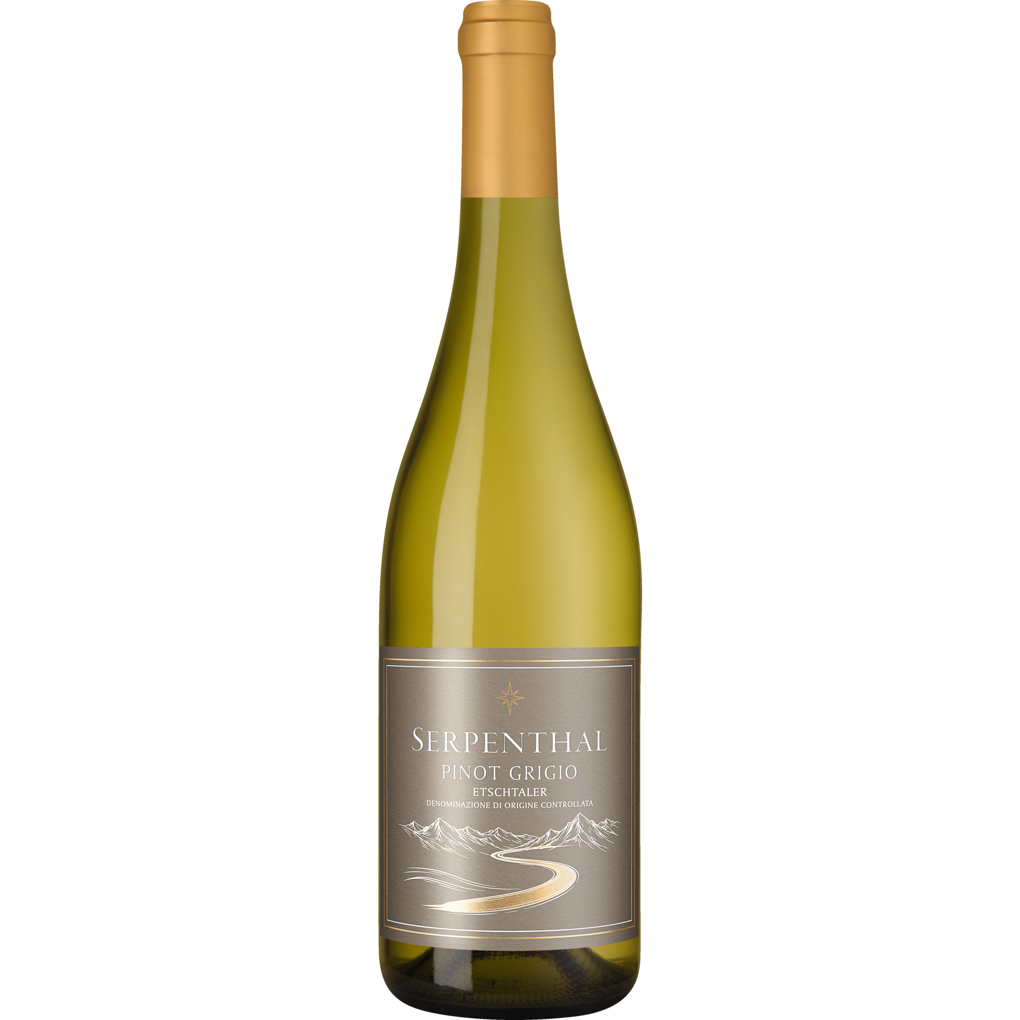 Serpenthal Pinot Grigio, Etschtaler DOC, Trentino, 2025, Weißwein