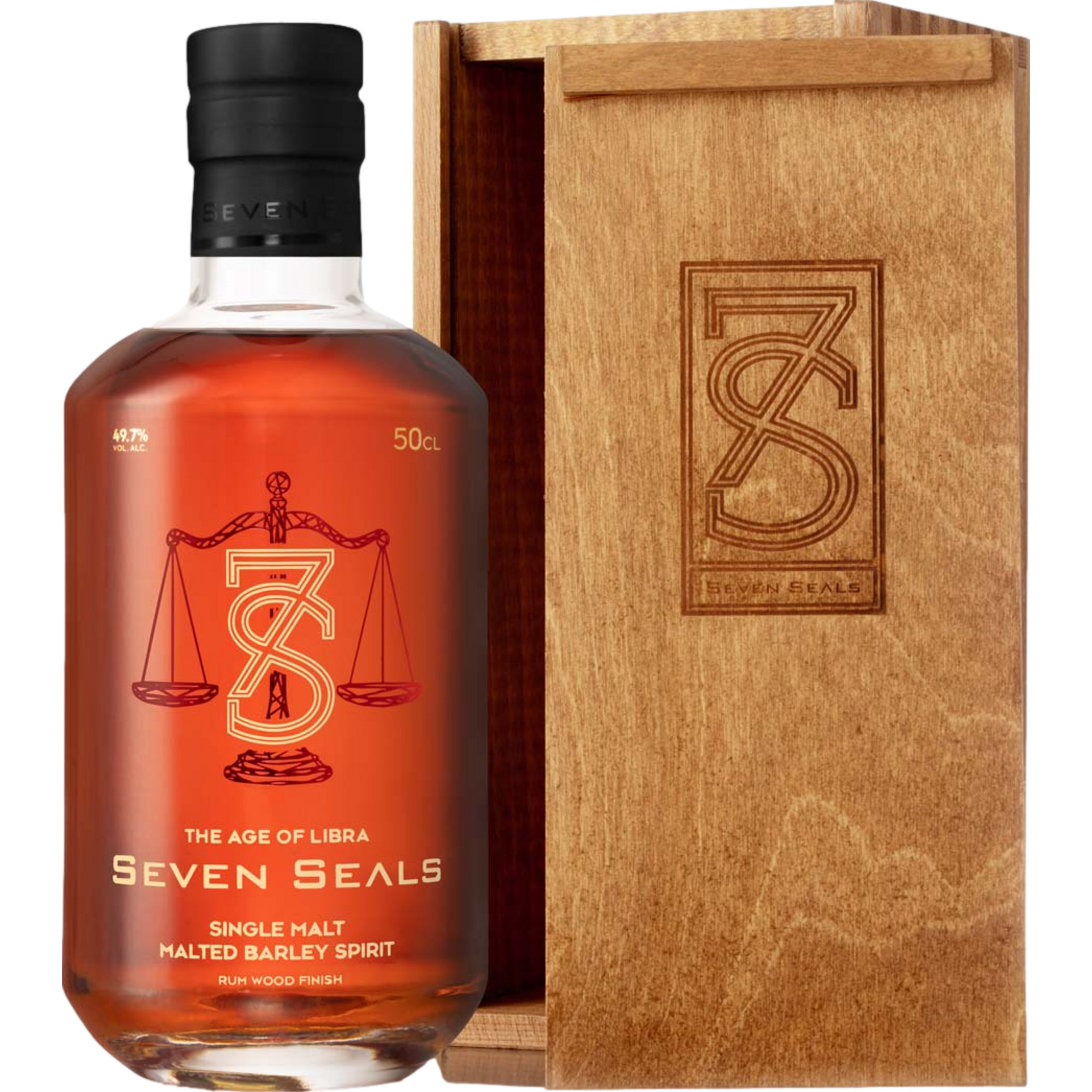 Seven Seals The Age of Libra Single Malt, Schweiz, 0,5 L 49,7 % Vol., Spirituosen