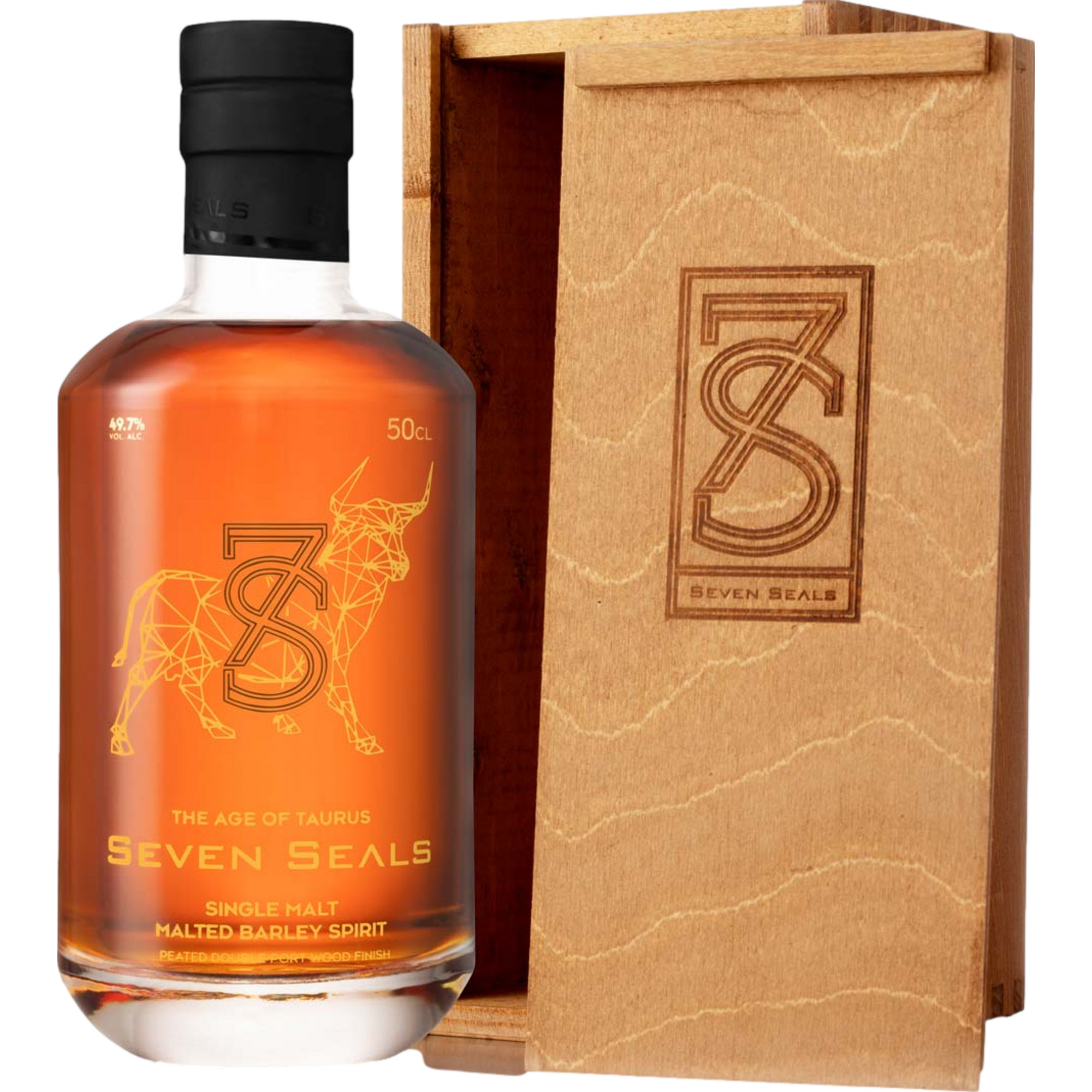 Seven Seals The Age of Taurus Single Malt, Schweiz, 0,5 L, 49,7 % Vol., Spirituosen