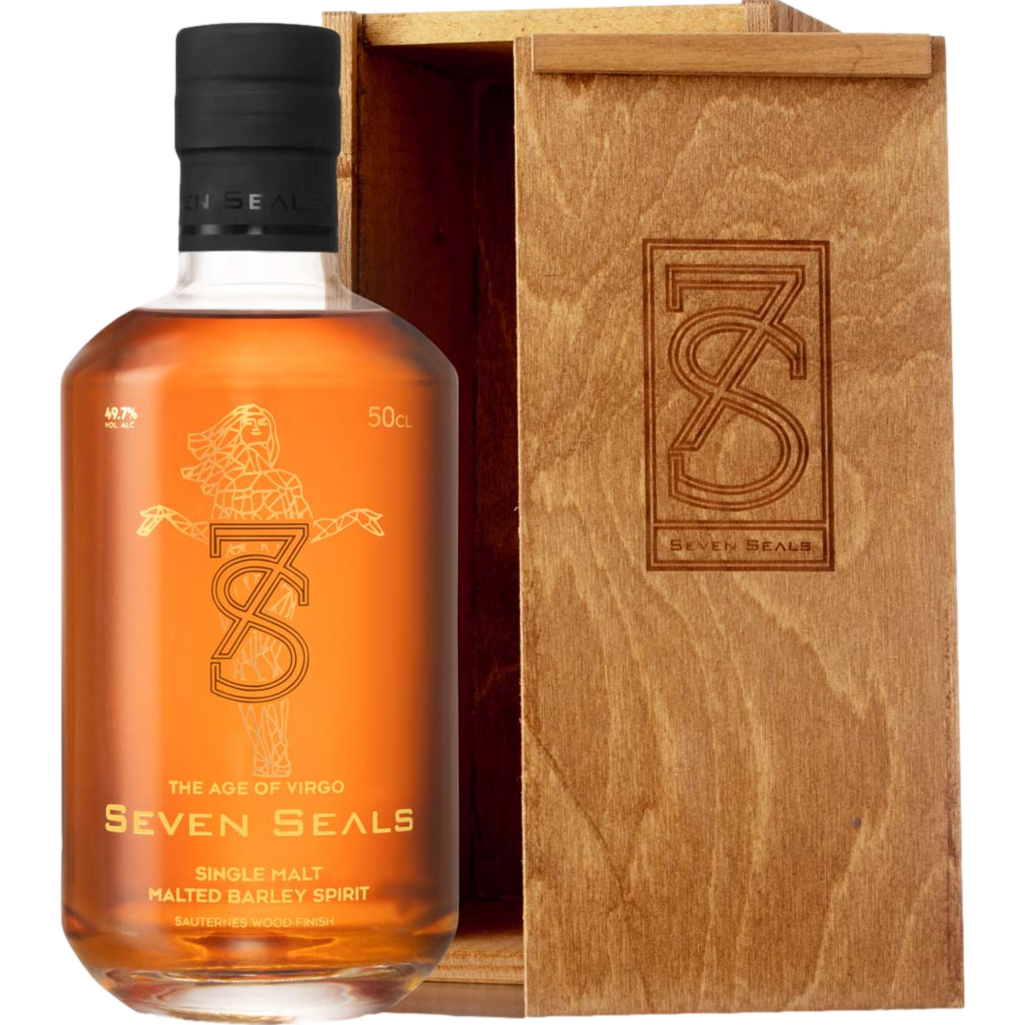 Seven Seals The Age of Virgo Single Malt, Schweiz, 0,5 L, 49,7 % Vol., Spirituosen