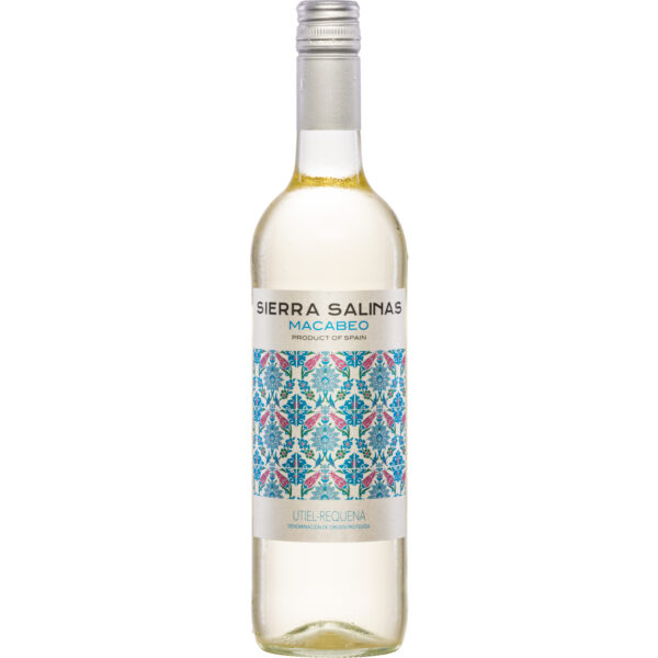 Sierra Salinas Macabeo Blanco, Utiel-Requena DO, Utiel-Requena D.O., 2023, Weißwein