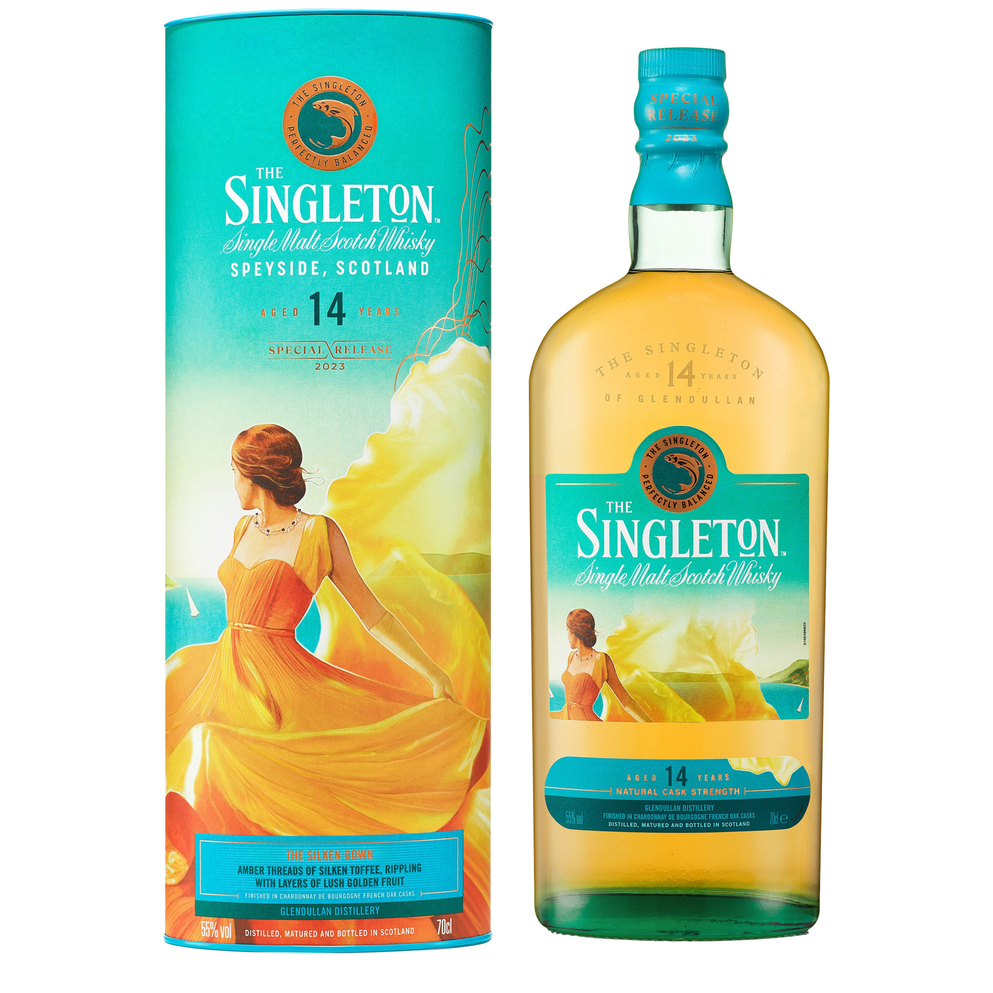 Singleton of Glendullan 14 Years Single Malt, Scotch Whisky 2023 Special Release 55 % vol. 0,7 L, Schottland, Spirituosen