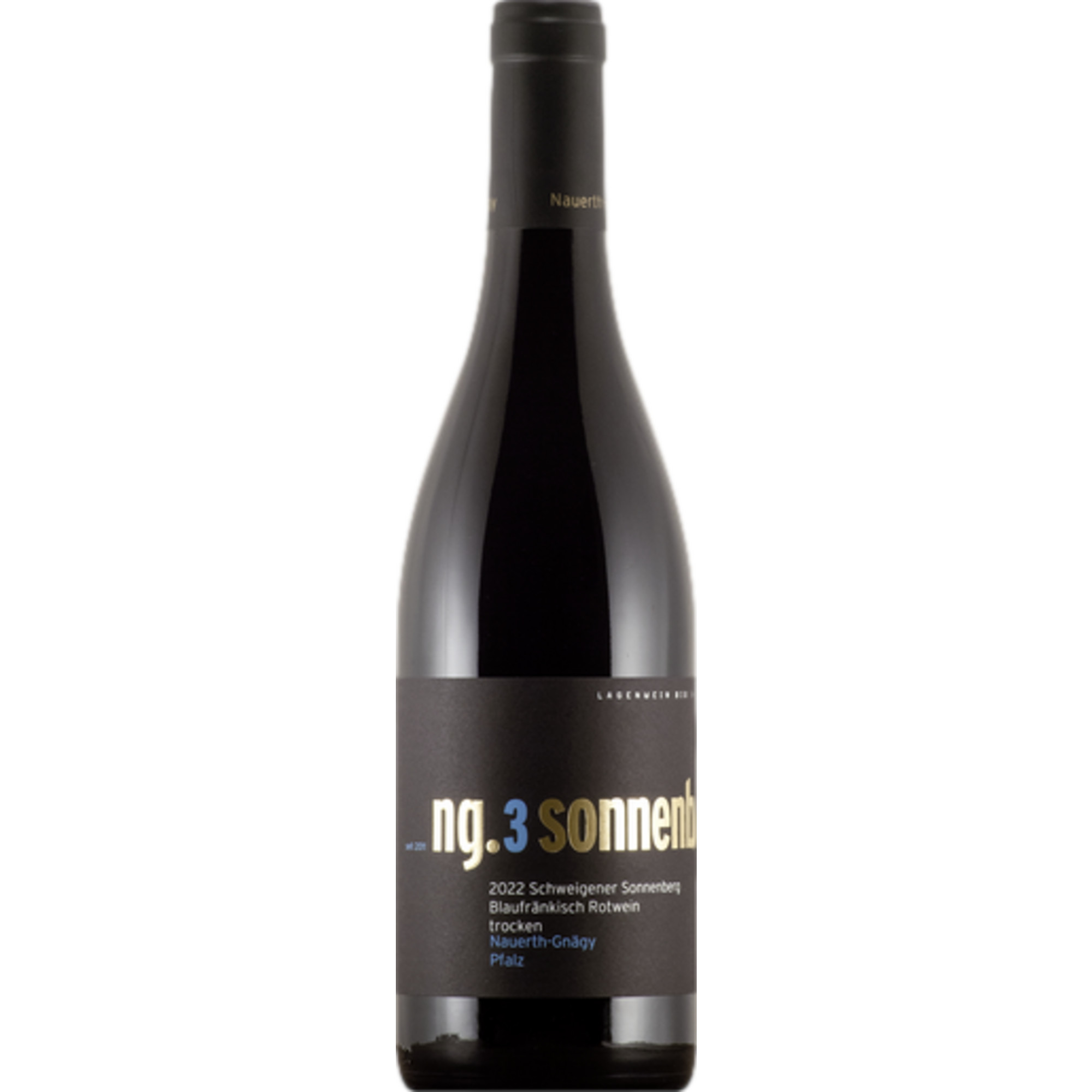 Sonnenberg Blaufränkisch ng.3, Trocken, Pfalz, Pfalz, 2022, Rotwein