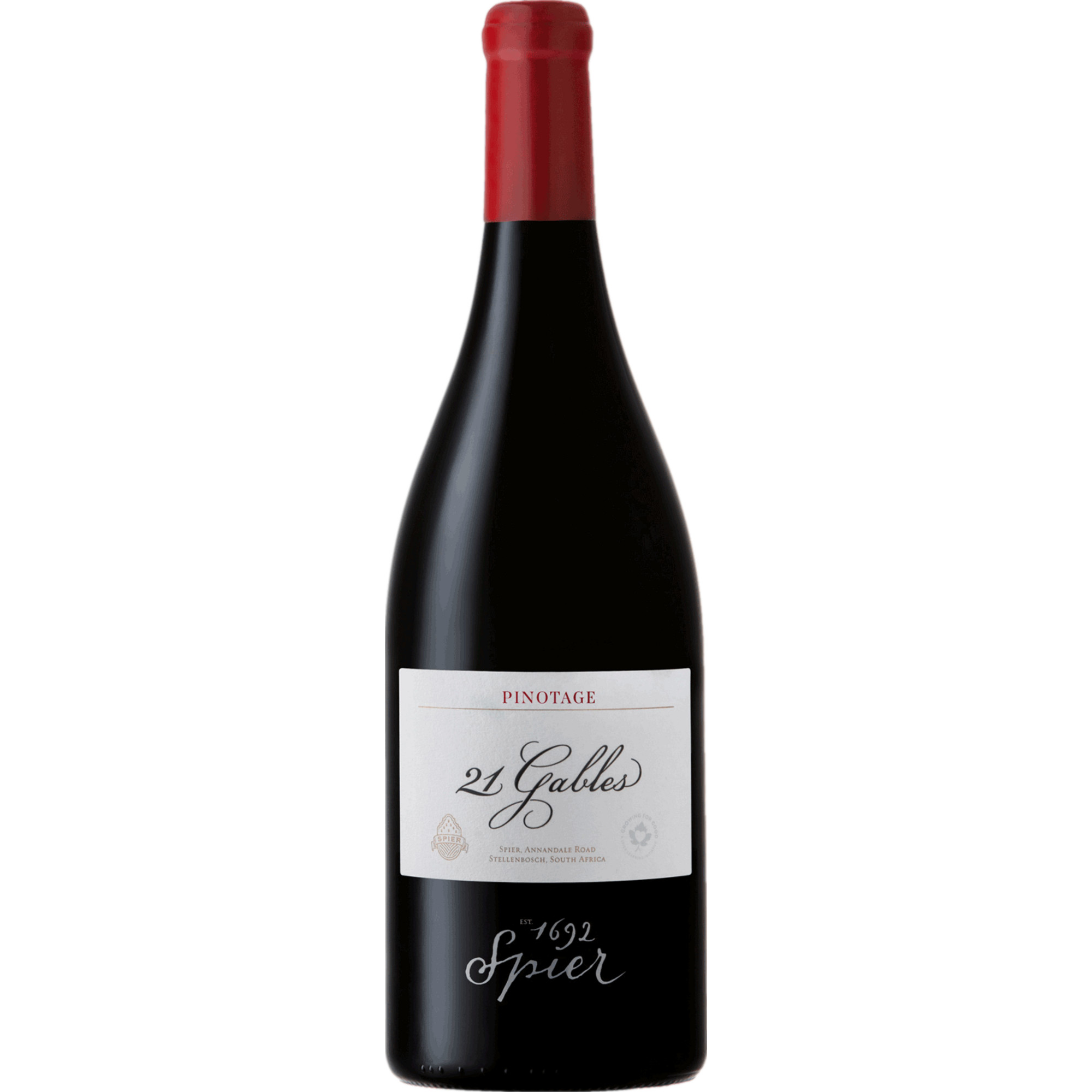 Spier 21 Gables Pinotage, WO Stellenbosch, Magnum, Western Cape, 2017, Rotwein