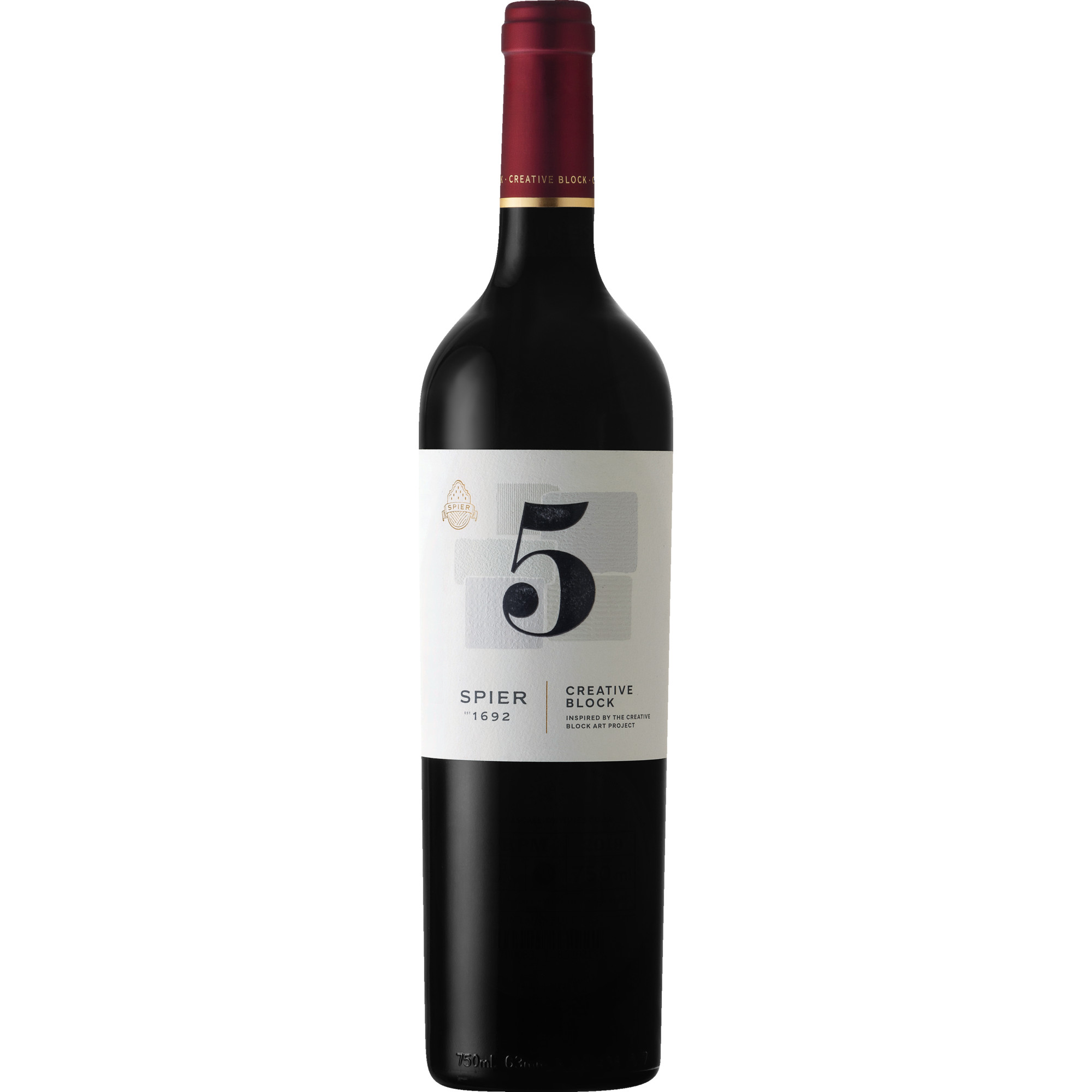 Spier Creative Block 5 Red, WO Coastal Region, Western Cape, 2022, Rotwein