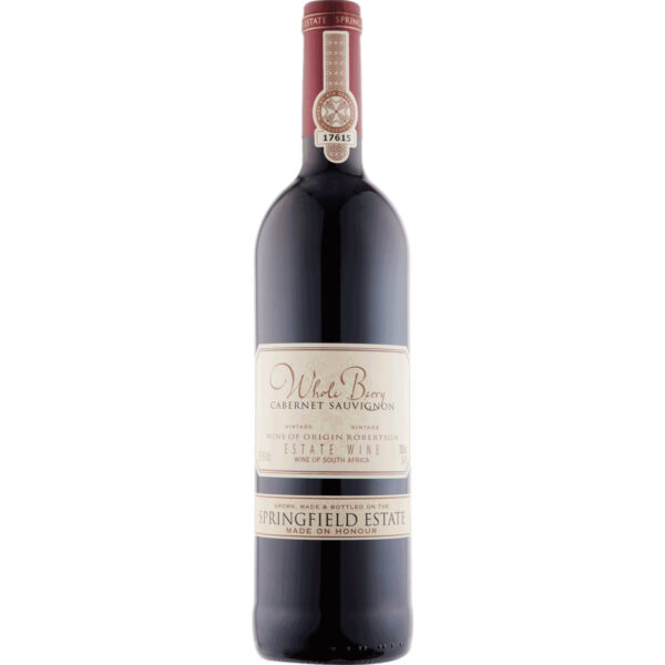 Springfield Whole Berry Cabernet Sauvignon, Robertson, Cape South Coast, Western Cape, 2023, Rotwein