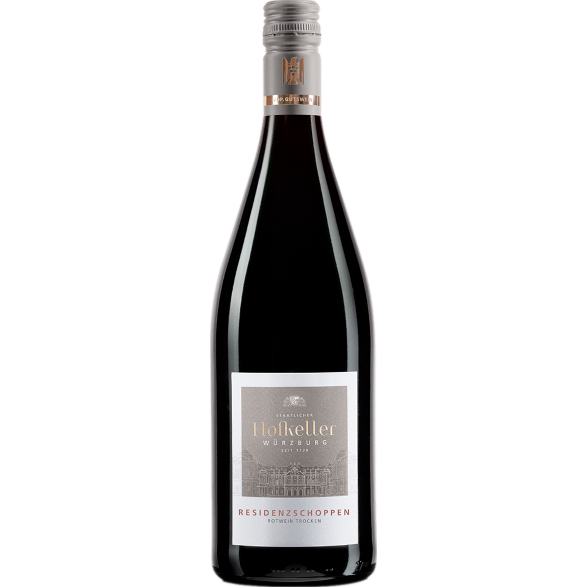 Staatlicher Hofkeller Residenzschoppen Rot, Trocken, Franken, 1,0 L, Franken, Rotwein
