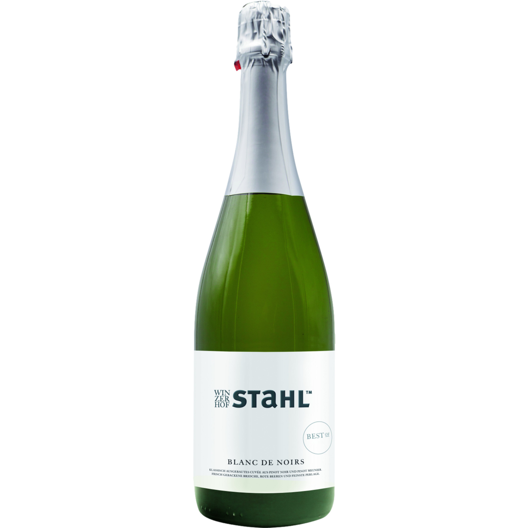 Stahl Best of Blanc de Noirs Sekt, Brut Nature, Franken, Franken, 2022, Schaumwein