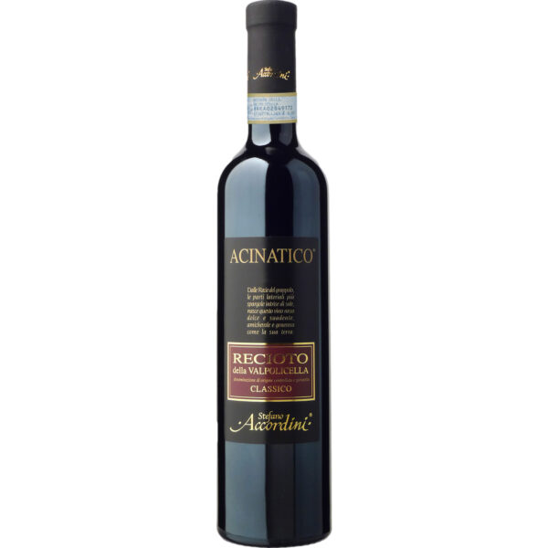 Stefano Accordini Acinatico Recioto, Recioto della Valpolicella DOCG, 0,5 L, Venetien, 2022, Rotwein