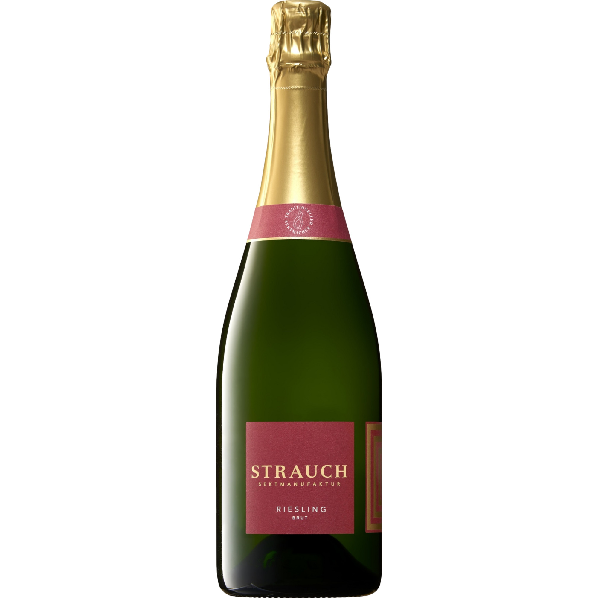 Strauch Riesling Sekt Bio, Brut, Rheinhessen, Rheinhessen, Schaumwein