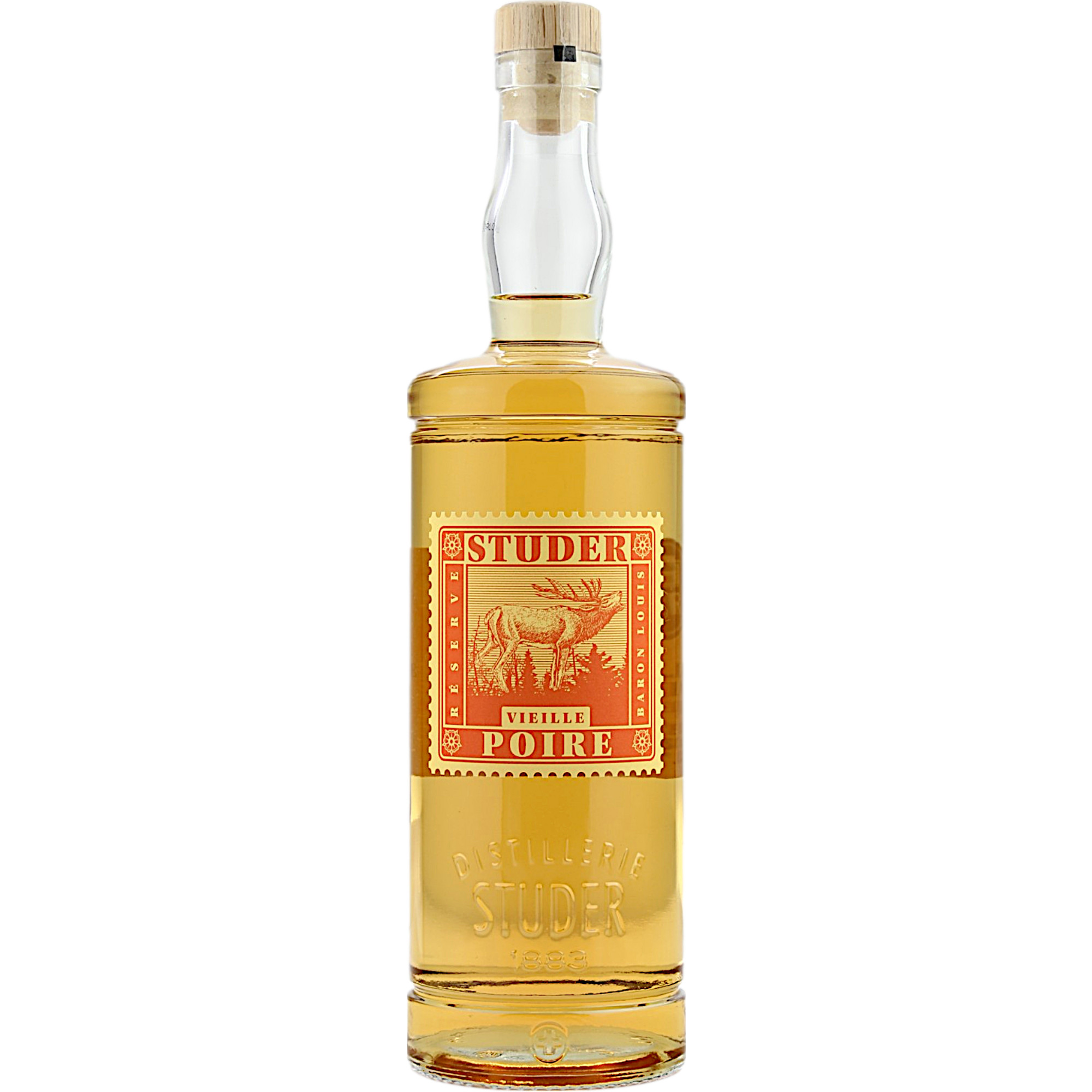 Studer Vieille Poire Williams Réserve, 0,7 L, 36 % Vol., Spirituosen