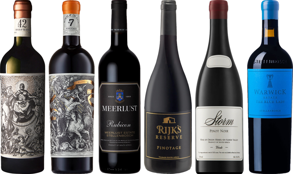 Südafrika Rotwein Premium Verkostungsset