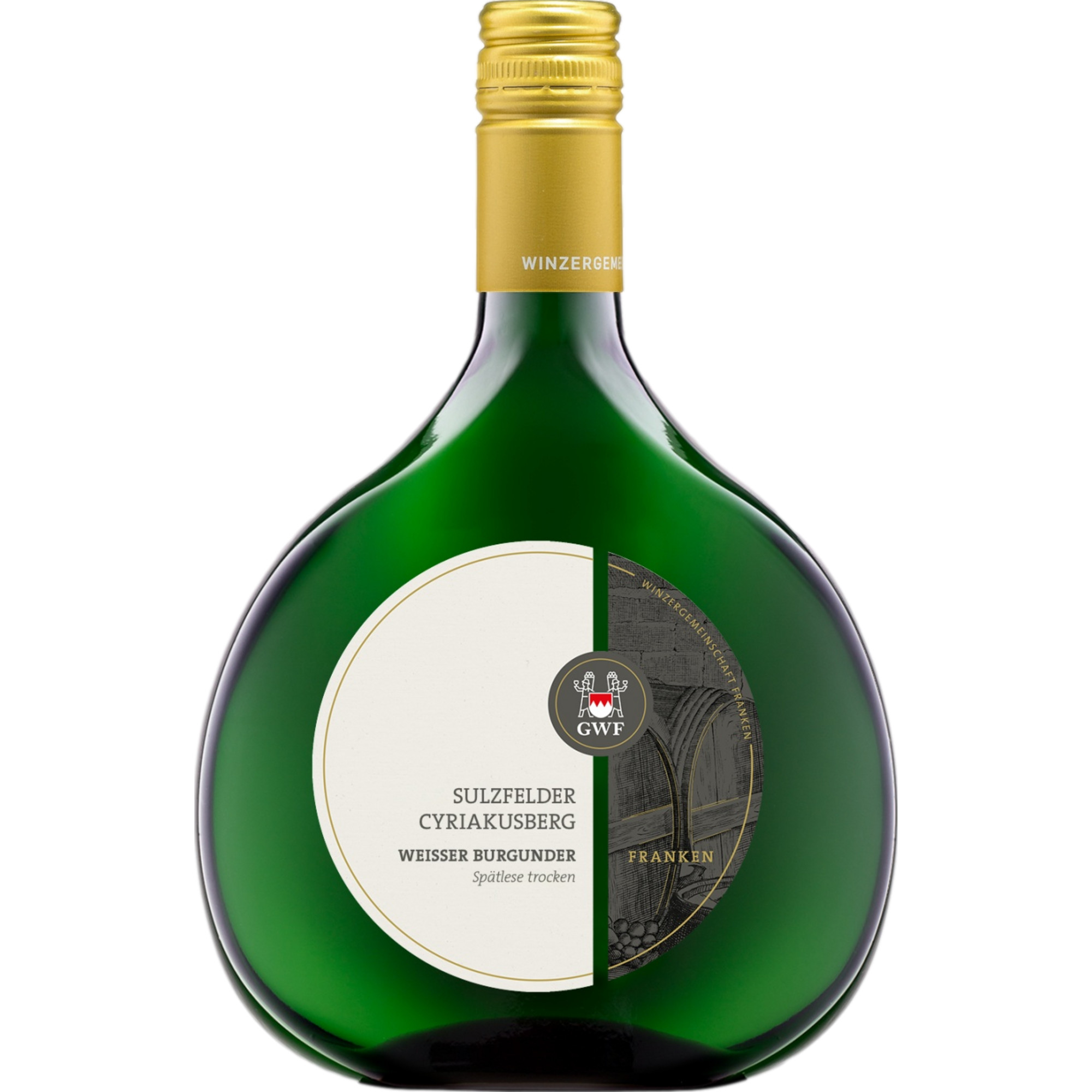 Sulzfelder Cyriakusberg Weißer Burgunder Spätlese, Trocken, Franken, Franken, 2024, Weißwein