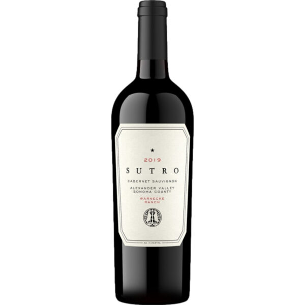 Sutro Warnecke Ranch Cabernet Sauvignon, Alexander Valley, Kalifornien, 2019, Rotwein