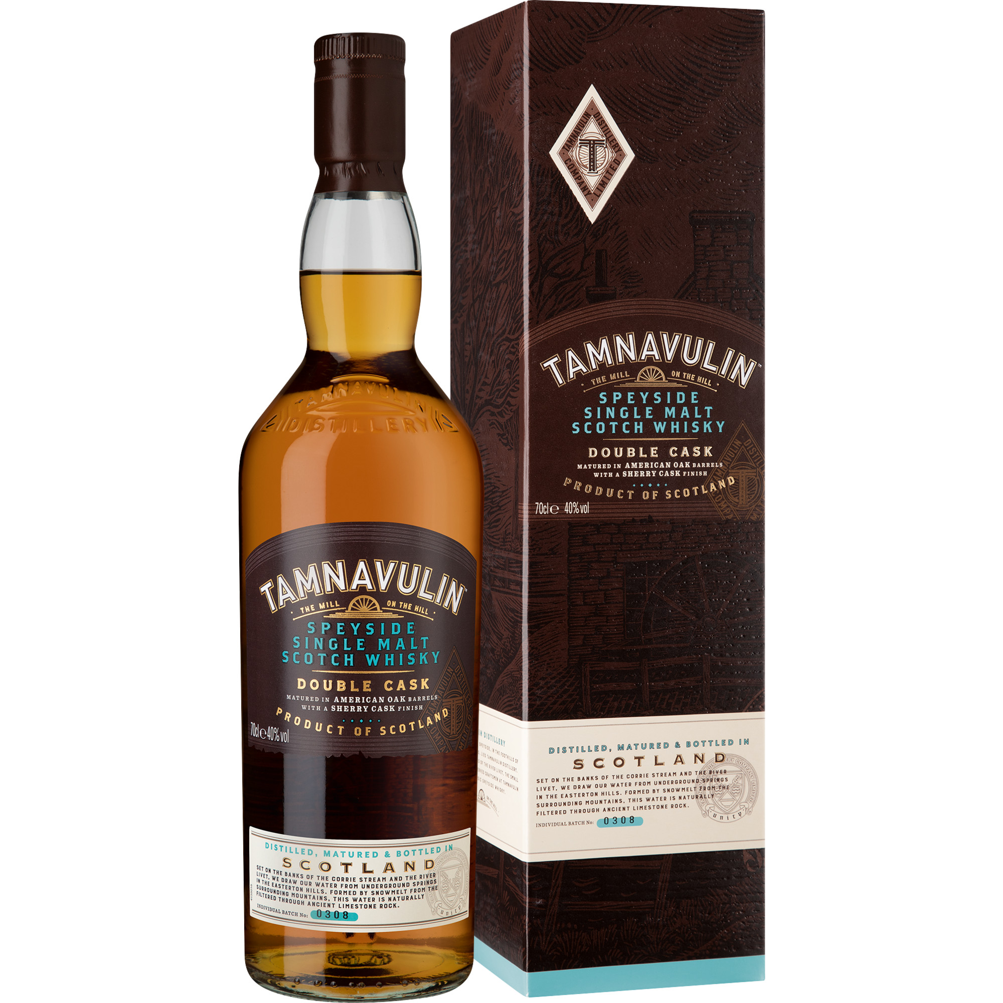 Tamnavulin Double Cask Speyside, Scotch Single Malt Whisky, 0,7L, 40%, Schottland, Spirituosen