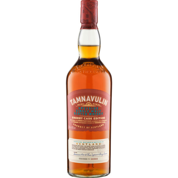 Tamnavulin Sherry Cask Speyside Single Malt, Scotch Whisky, 0,7 L, 40% Vol., Spirituosen