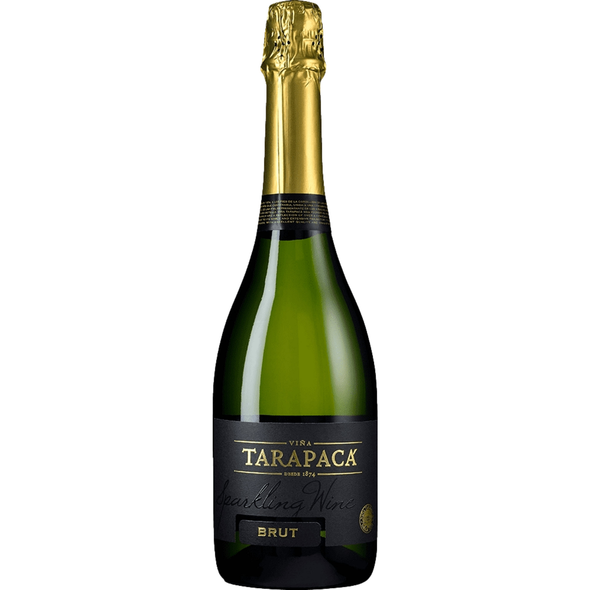 Tarapacá Sparkling Wine, Brut, Valle del Maipo, Maipo Valley, Schaumwein