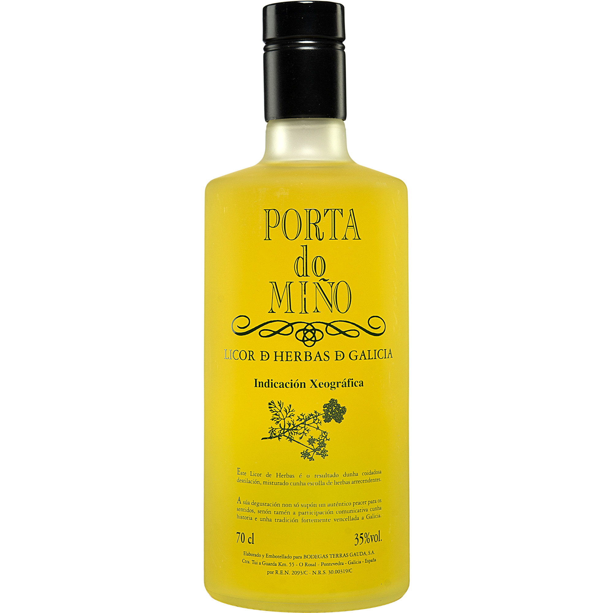 Terras Gauda Licor de Hierbas »Porta do Miño« 0.7L 35% Vol. Trocken aus Spanien