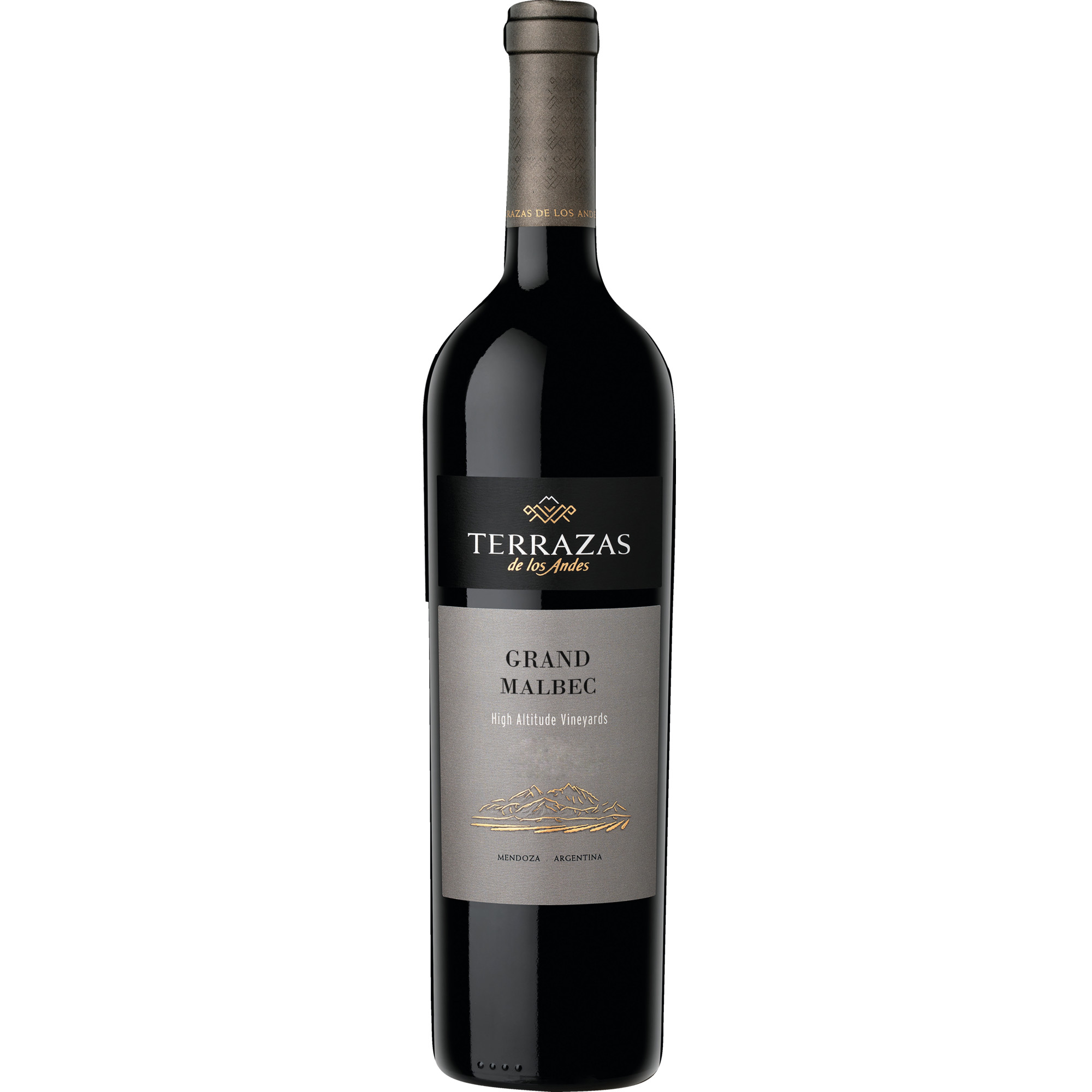 Terrazas de los Andes Grand Malbec, Mendoza, Luján de Cuyo, San Juan, 2020, Rotwein