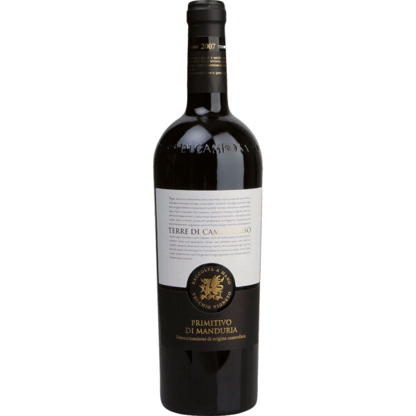 Terre di Campo Sasso Primitivo di Manduria, Primitivo di Manduria DOC, Apulien, 2023, Rotwein