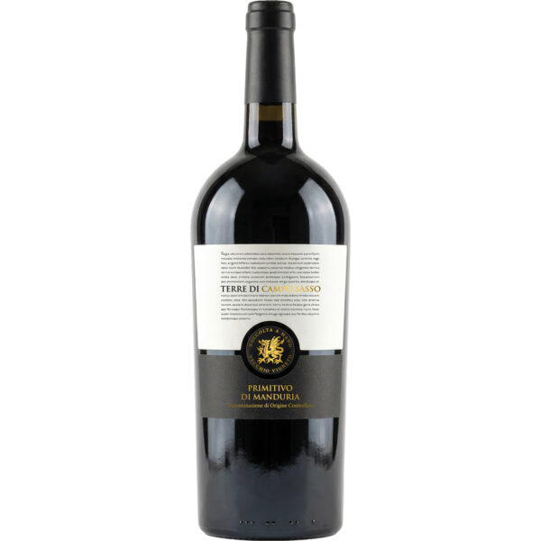 Terre di Campo Sasso Primitivo di Manduria, Primitivo di Manduria DOC, Magnum, Apulien, 2023, Rotwein