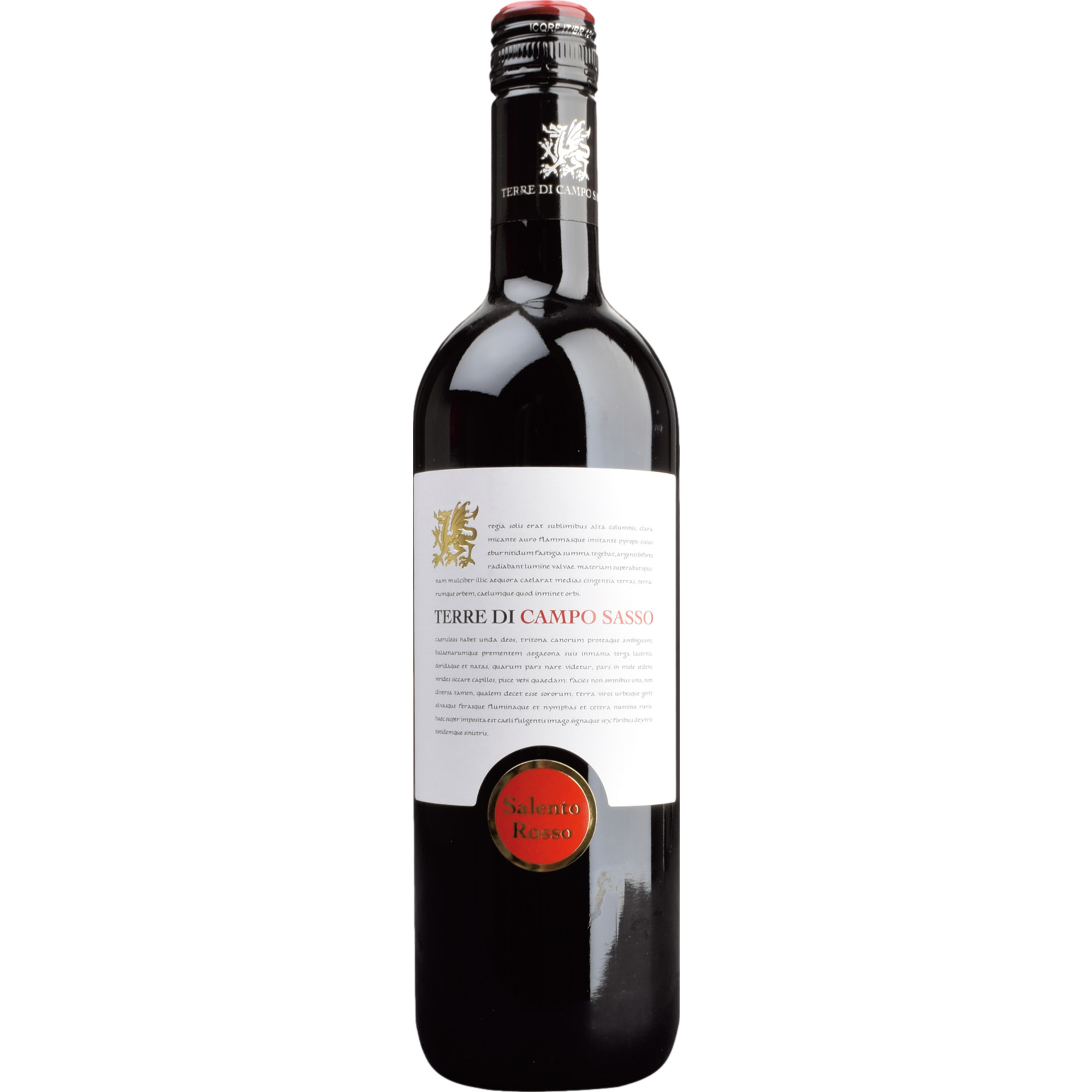 Terre di Campo Sasso Rosso, Salento IGP, Apulien, 2023, Rotwein
