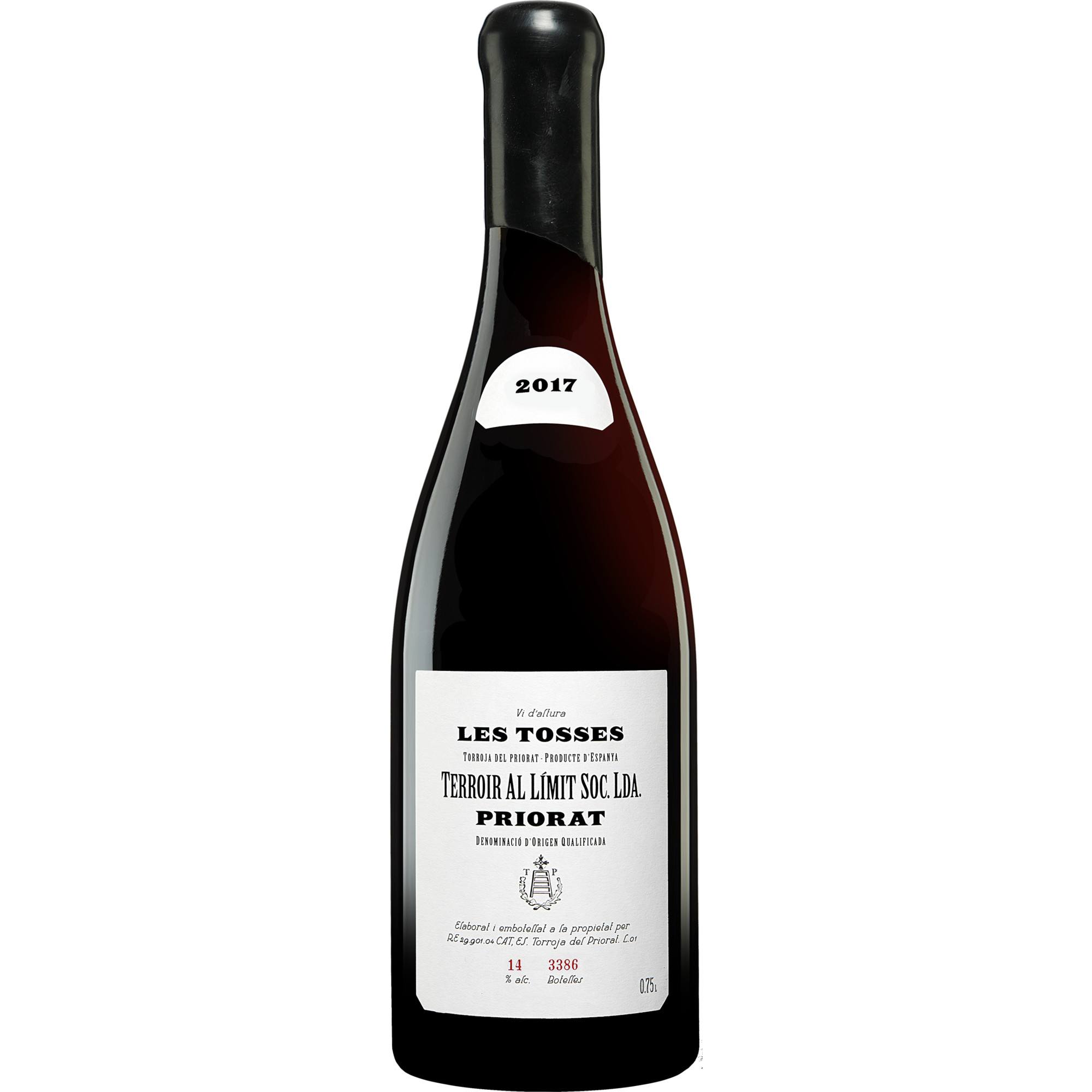Terroir al Límit »Les Tosses« 2017 0.75L 14% Vol. Rotwein Trocken aus Spanien