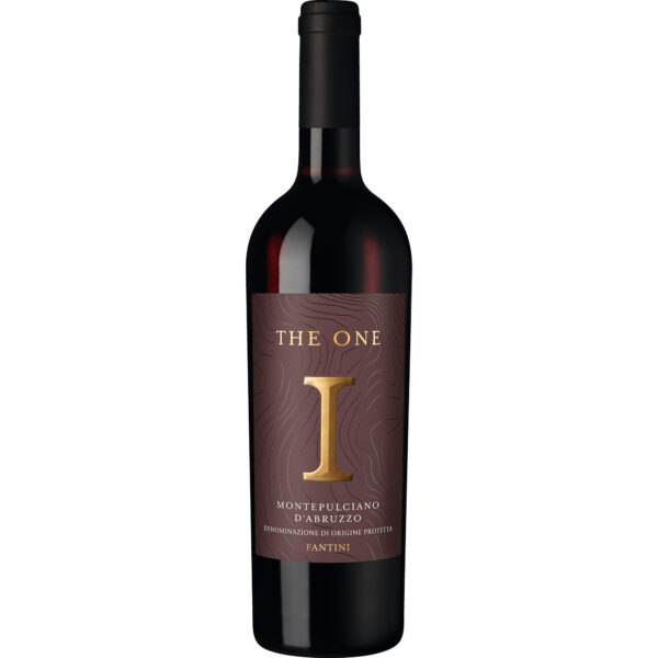 The One Montepulciano, Montepulciano d'Abruzzo DOC, Abruzzen, 2022, Rotwein