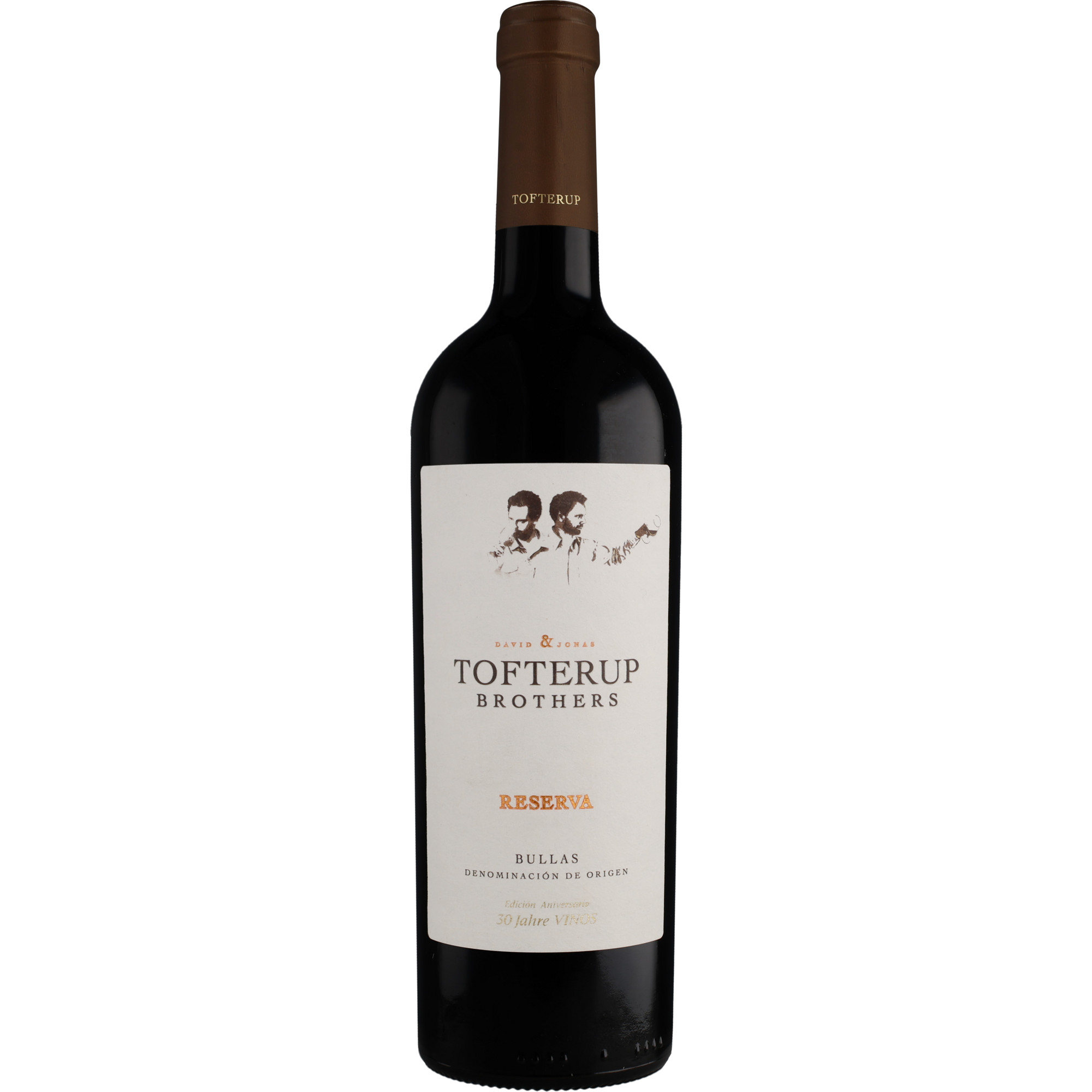 Tofterup Brothers Reserva Edición Aniversario 2021 0.75L 15% Vol. Rotwein Trocken aus Spanien