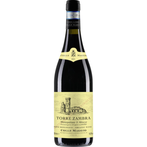 Torre Zambra Colle Maggio Montepulciano Bio, Montepulciano d'Abruzzo DOC, Abruzzen, 2024, Rotwein