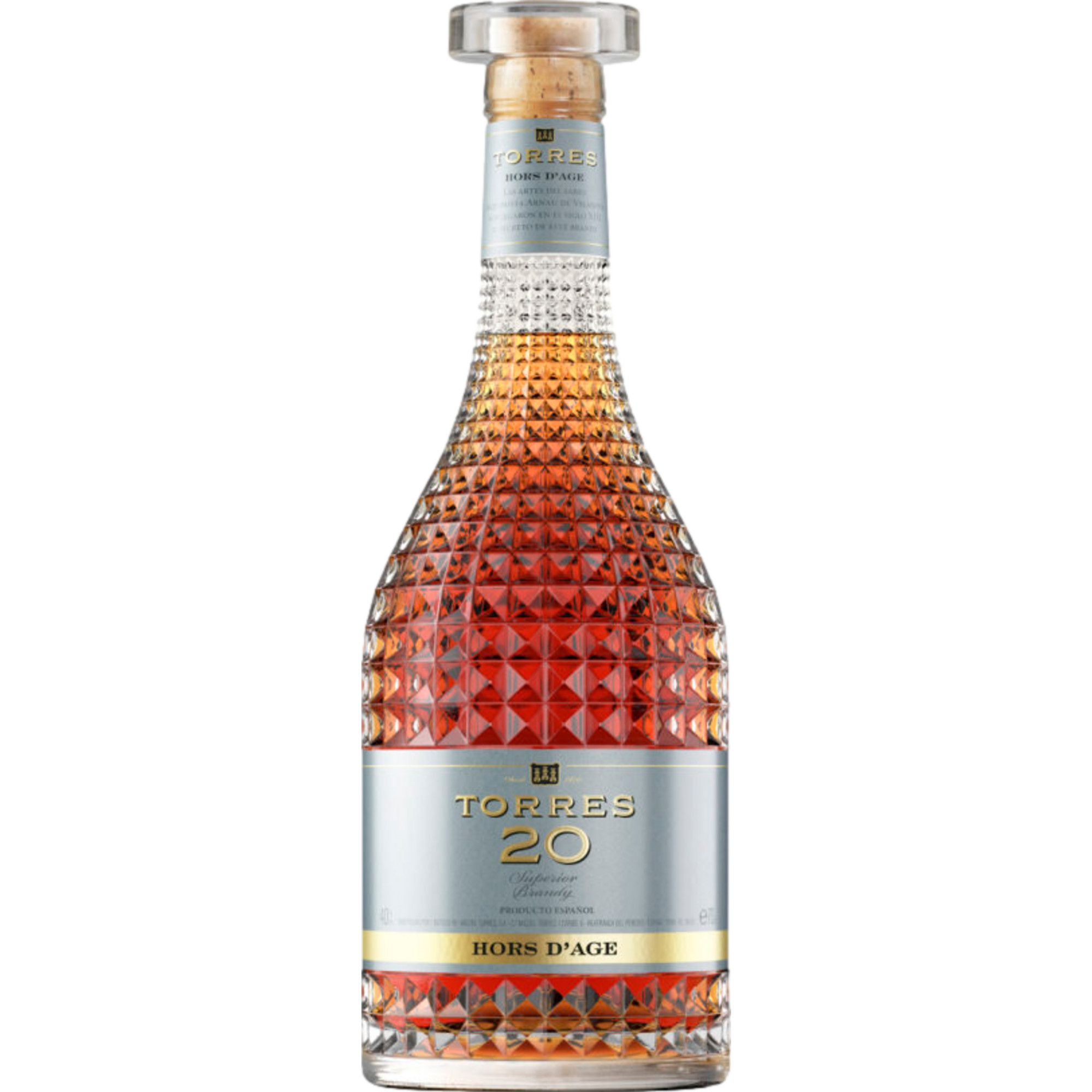 Torres 20 Imperial Brandy, Spanien, 0,7 L, 40% Vol., Spirituosen