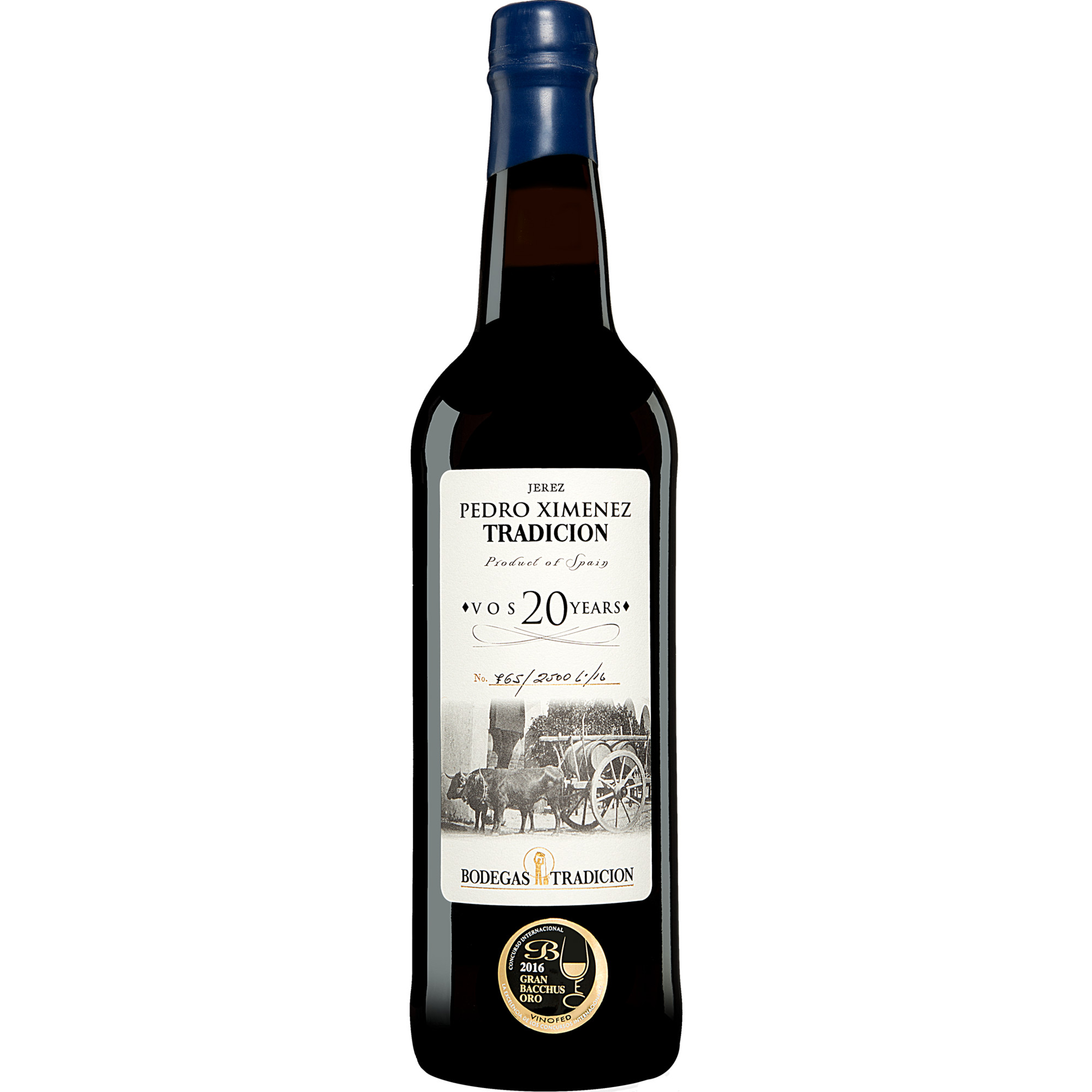 Tradición Pedro Ximénez »V.O.S. 20 Años« 0.75L 15% Vol. Sehr Süß aus Spanien