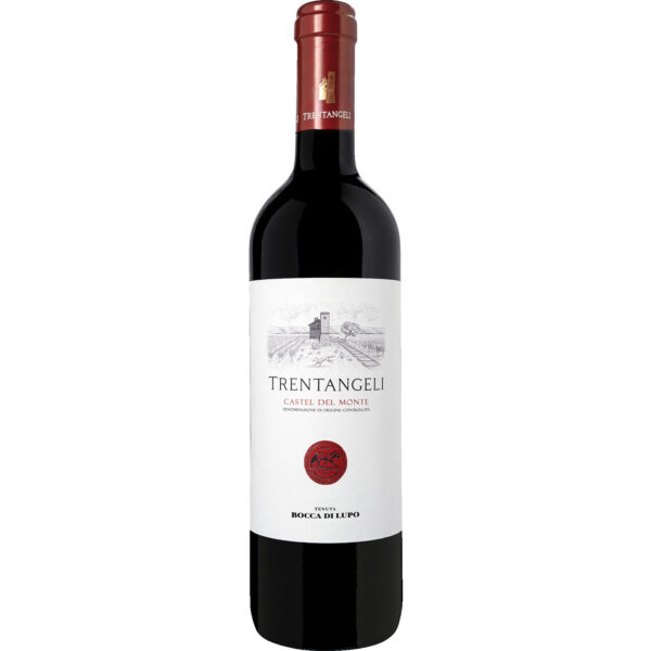 Trentangeli Rosso, Castel del Monte DOC, Apulien, 2021, Rotwein