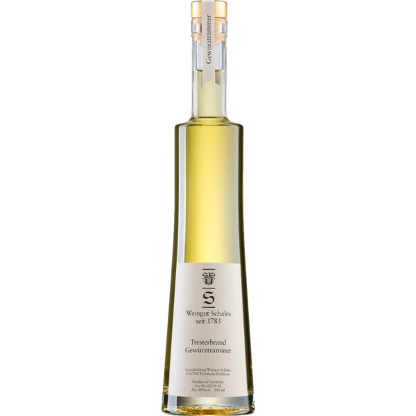 Tresterbrand vom Gewürztraminer, 0,5 L, 38,5 % Vol., Spirituosen