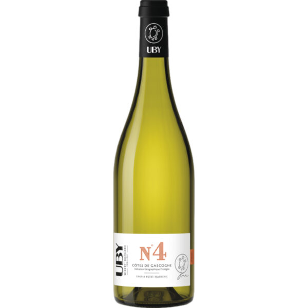 Uby No°4 Gros Petit Manseng, Côtes de Gascogne IGP, Südwestfrankreich, 2024, Weißwein