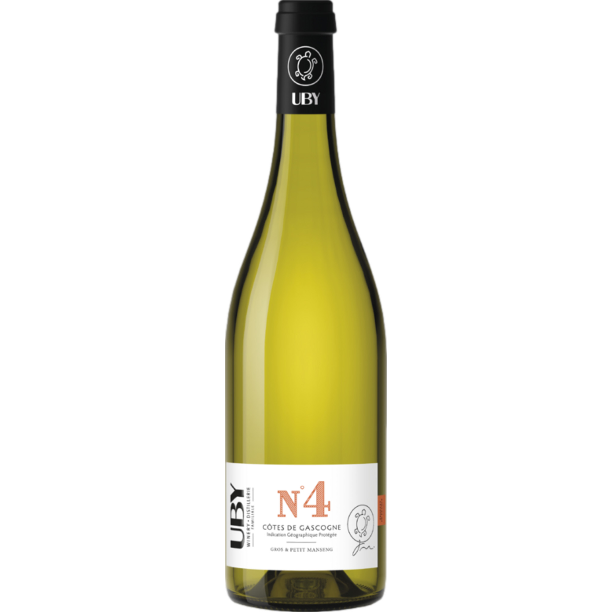 Uby No°4 Gros Petit Manseng, Côtes de Gascogne IGP, Südwestfrankreich, 2024, Weißwein