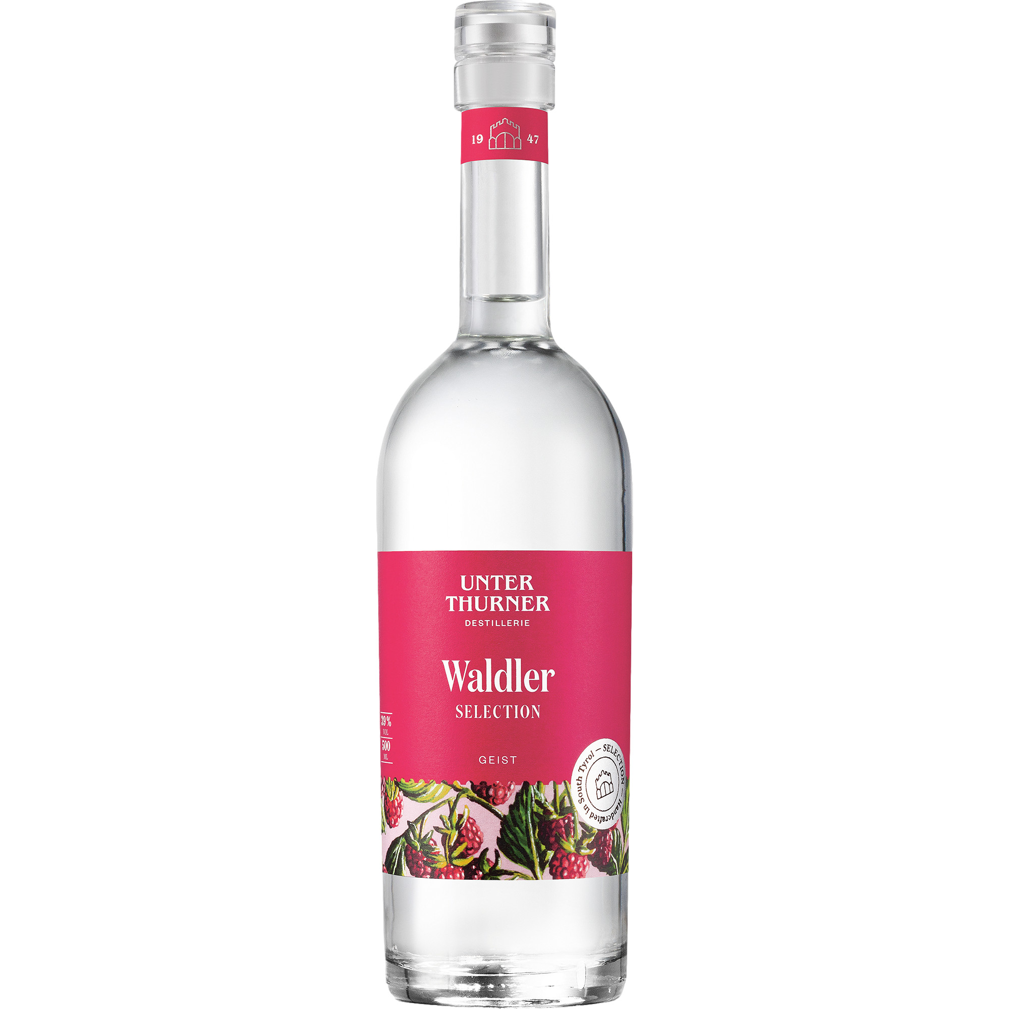Unterthurner Waldler Selection Geist, Italien, 0,5 L, 39% Vol., Südtirol, Spirituosen