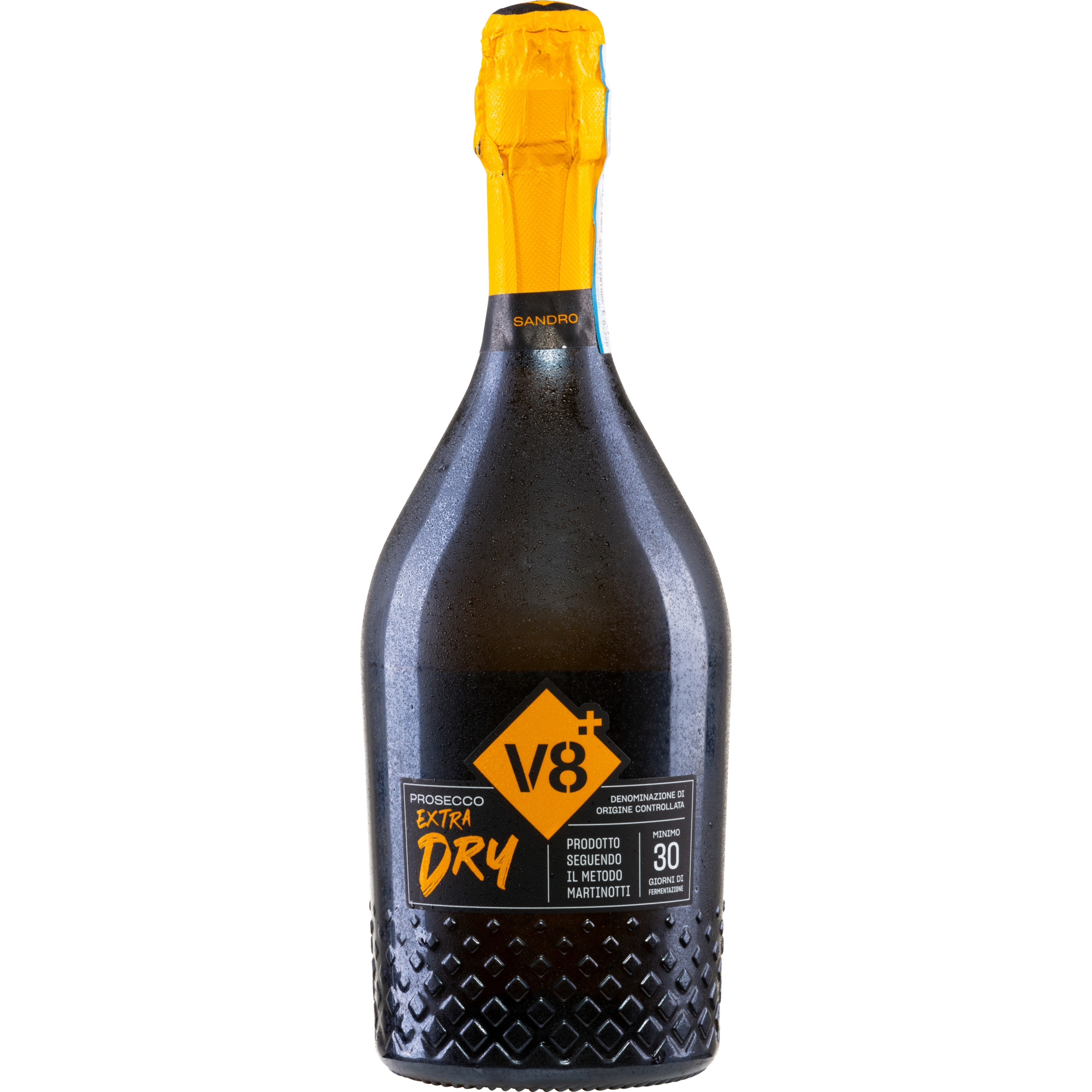 v8+ Sandro Prosecco, Extra Dry, Prosecco DOC, Venetien, Perlwein / Secco