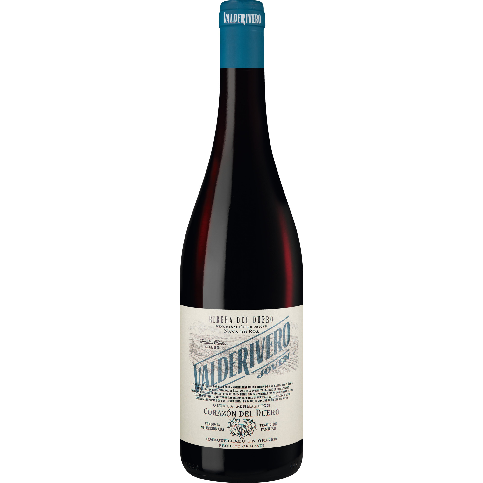 Valderivero Ribera del Duero Joven, Ribera del Duero DO, Kastilien - León, 2024, Rotwein