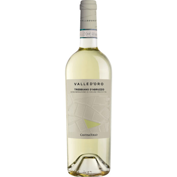 Valle d'Oro Trebbiano, Trebbiano d'Abruzzo DOP, Abruzzen, 2024, Weißwein
