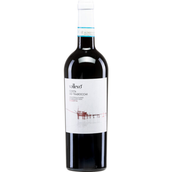 Vallevo Costa dei Trabocchi Montepulciano Riserva, Montepulciano d'Abruzzo DOC, Abruzzen, 2020, Rotwein