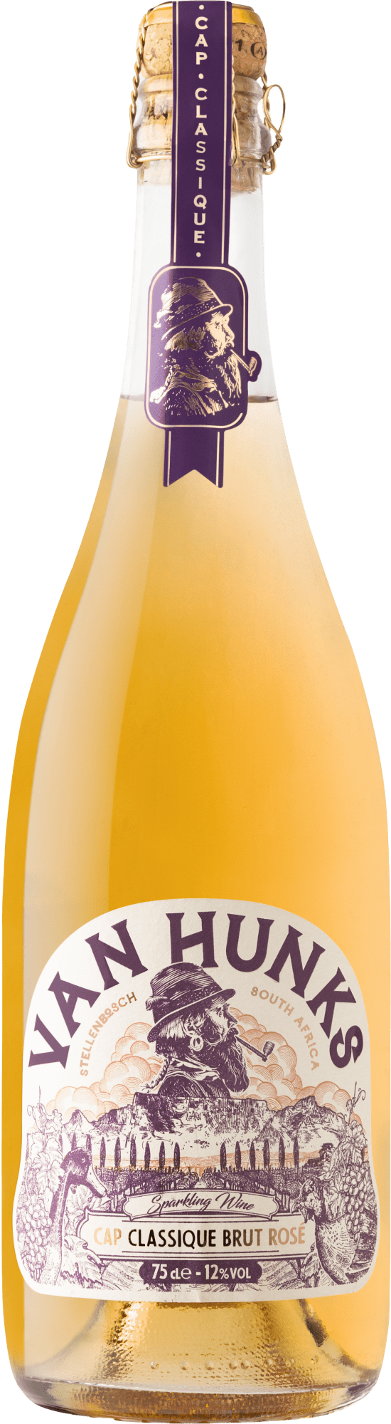 Van Hunks Cap Classique Brut Rosé