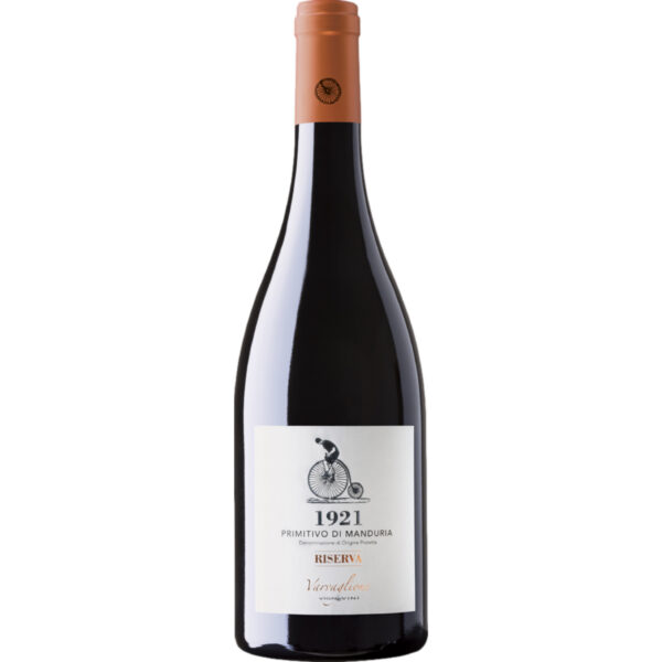 Varvaglione 1921 Primitivo di Manduria Riserva, Primitivo di Manduria DOC, Apulien, 2014, Rotwein