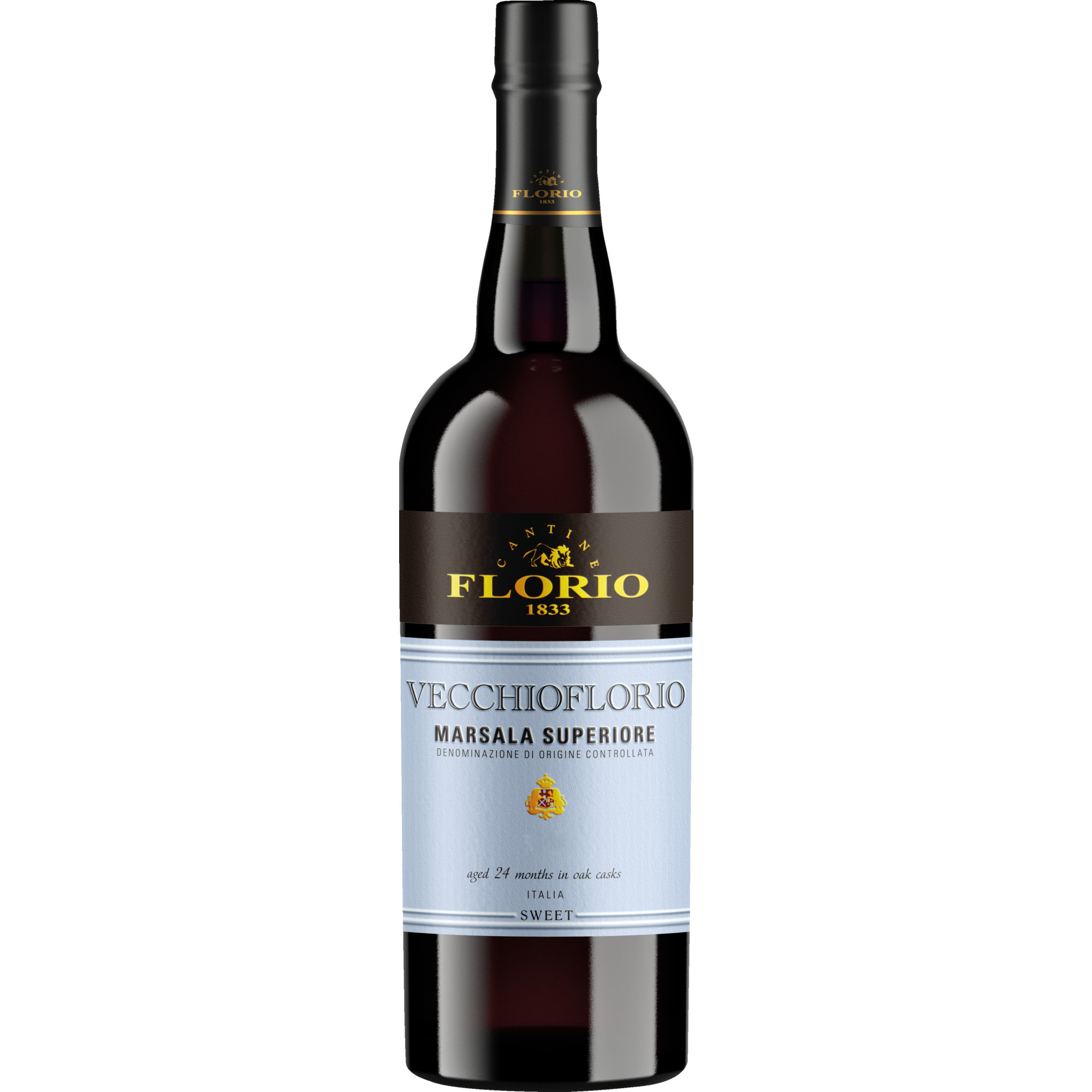 Vecchio Florio Marsala Superiore Dolce, Marsala Superiore DOC, 18% Vol, Sizilien, Spirituosen