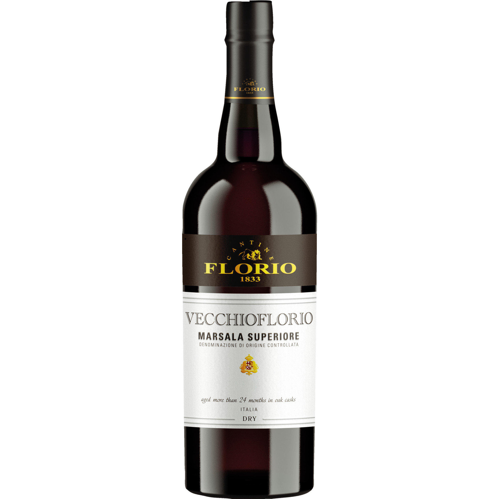 Vecchio Florio Marsala Superiore Secco, Marsala Superiore DOC, 18% Vol., Sizilien, Spirituosen
